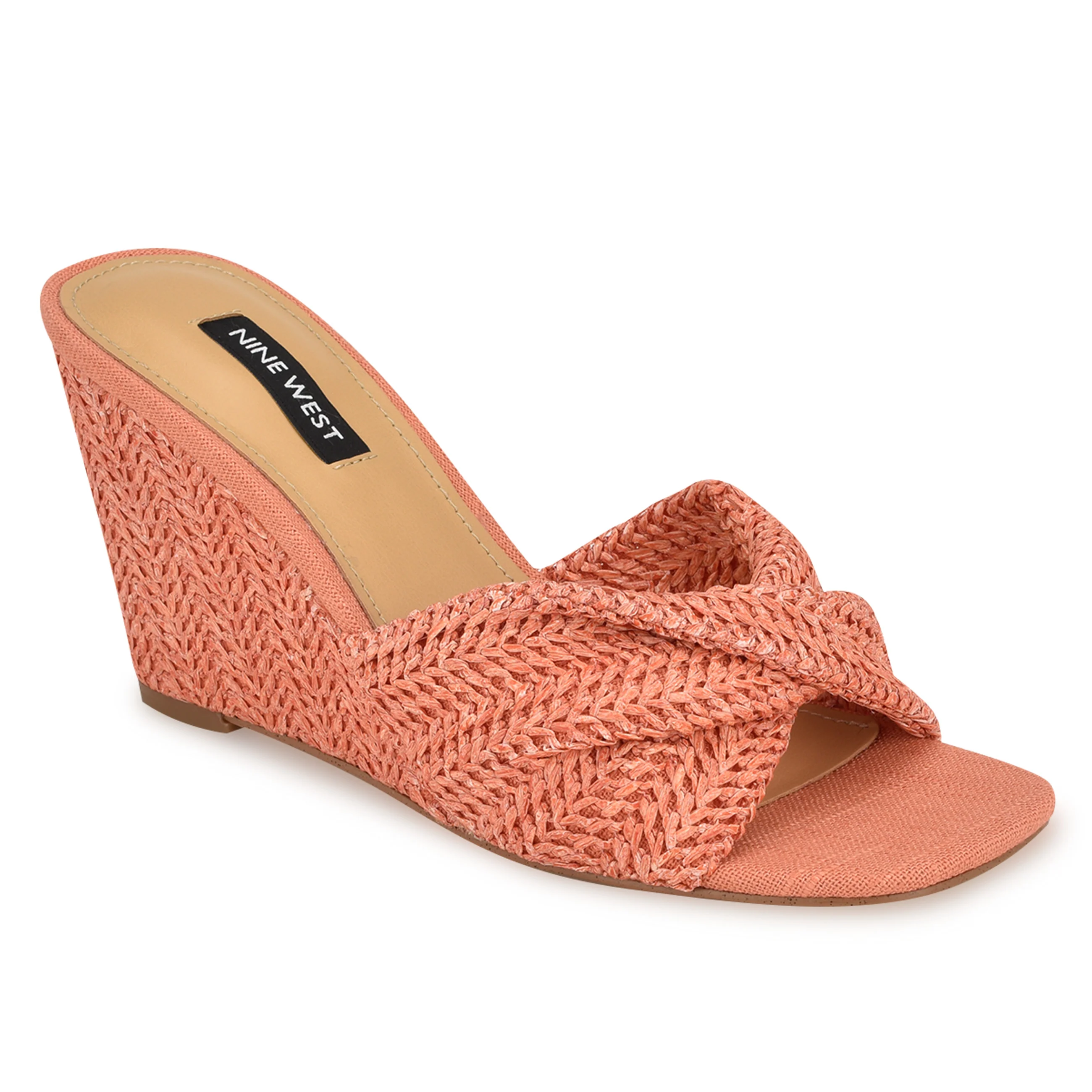 Nikhil Twist Wedge Sandals