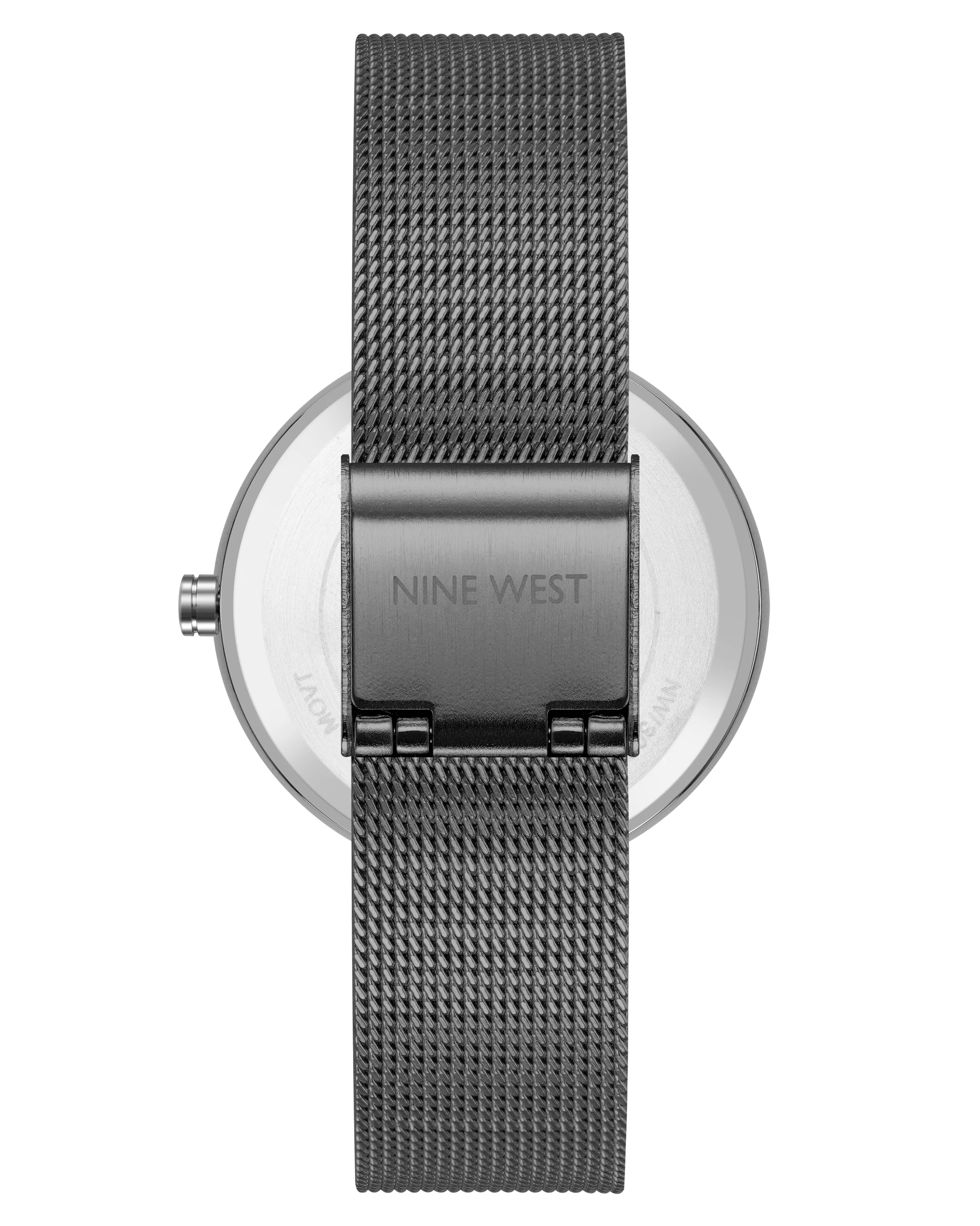 Floral Dial Mesh Bracelet Watch