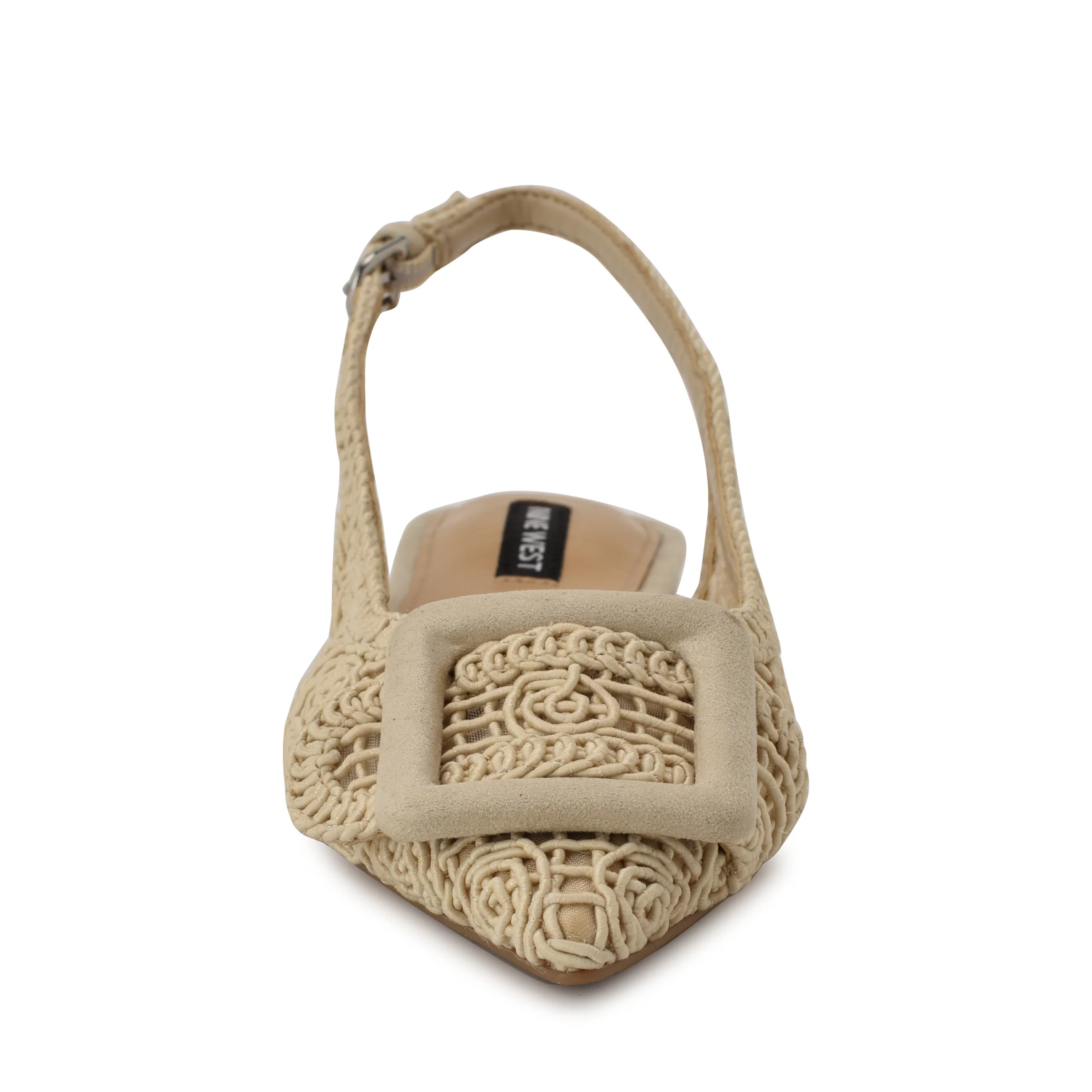 Jasser Woven Slingback Flats