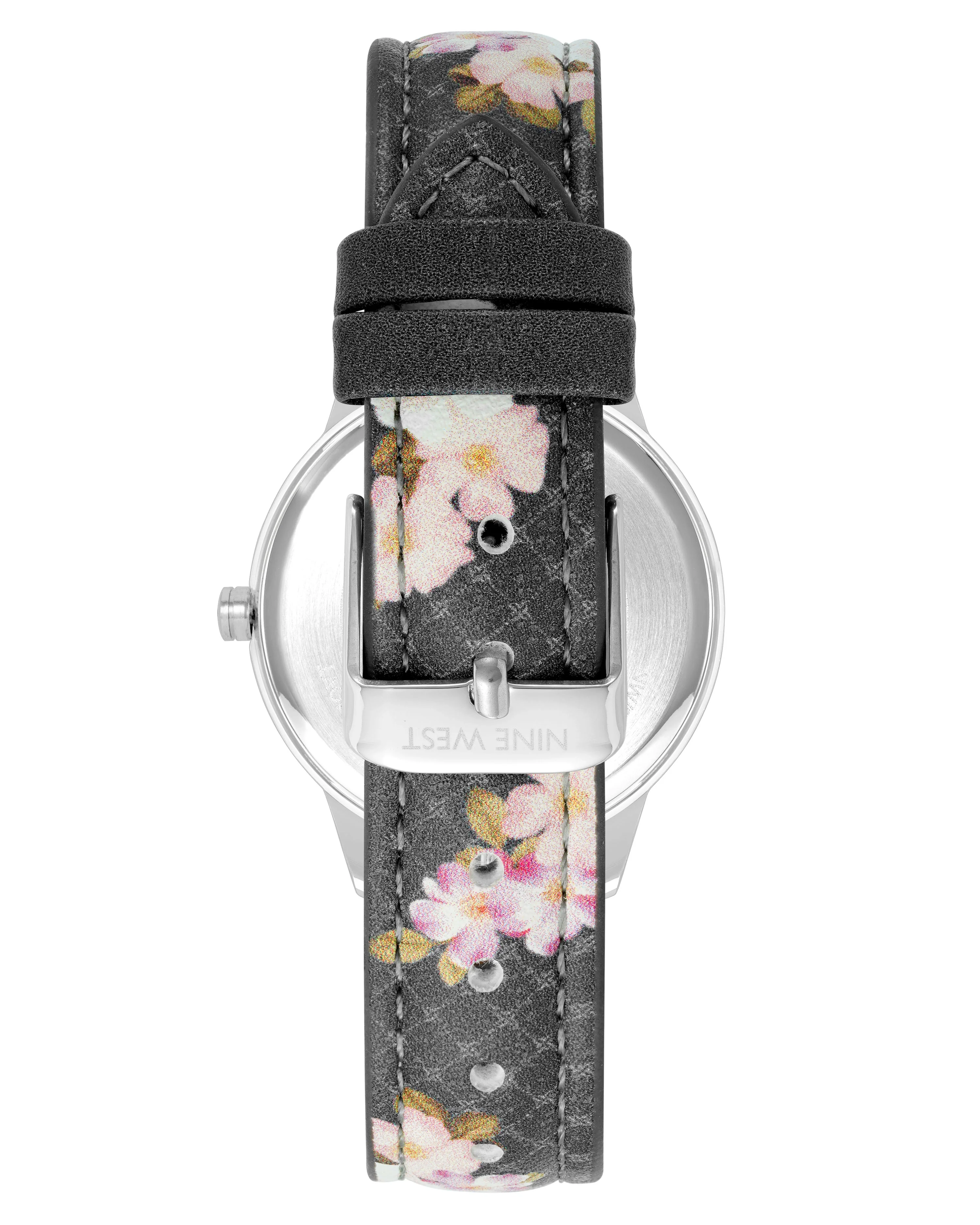 Floral Patterned Strap Watch