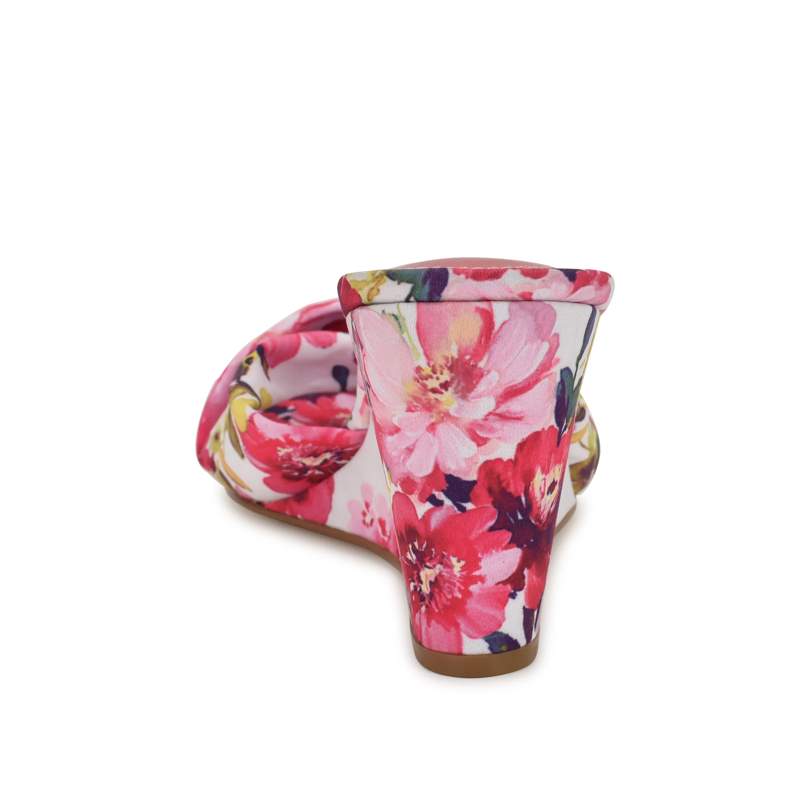 Nikhil Twist Wedge Sandals