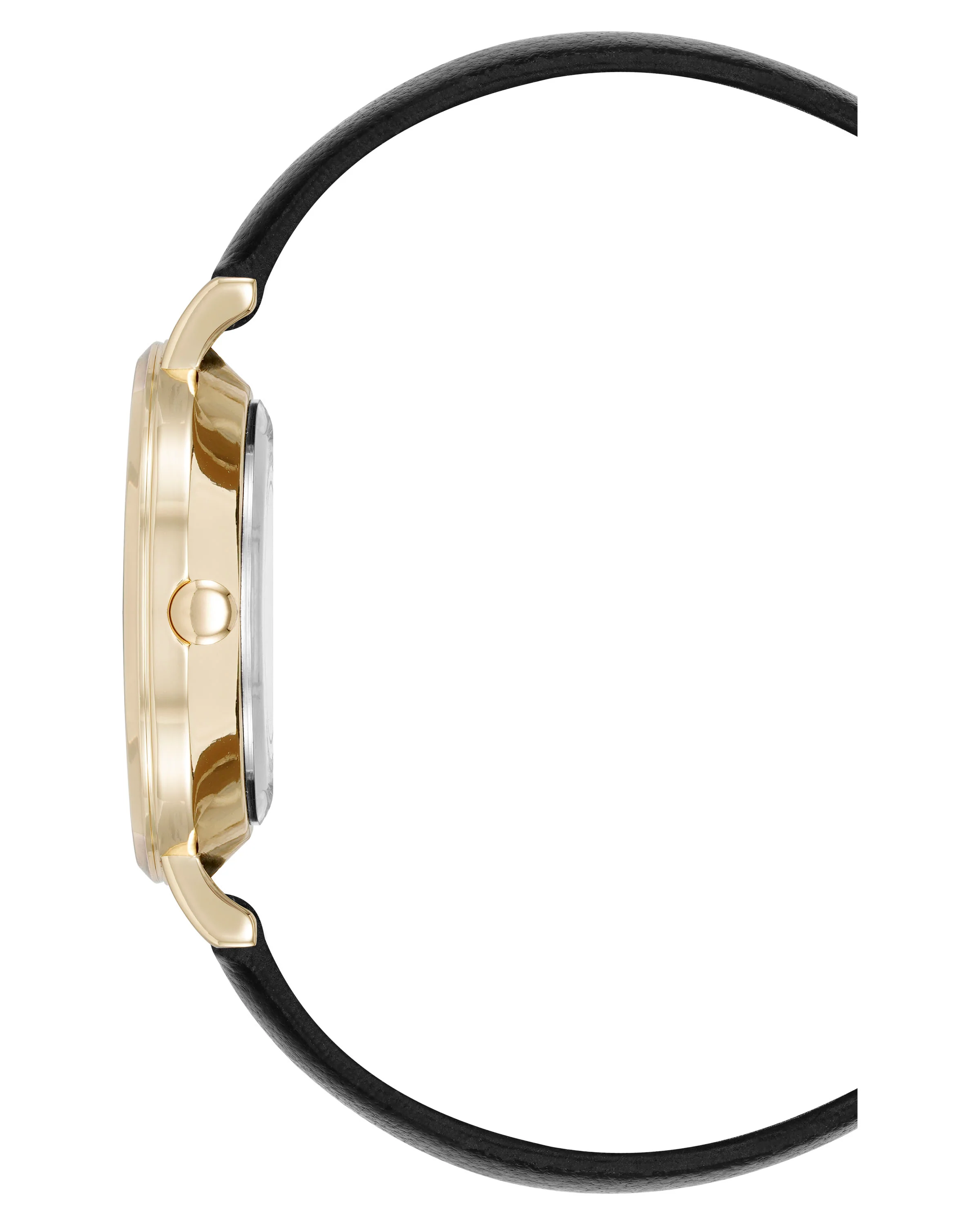 Floral Design Dial Strap Watch