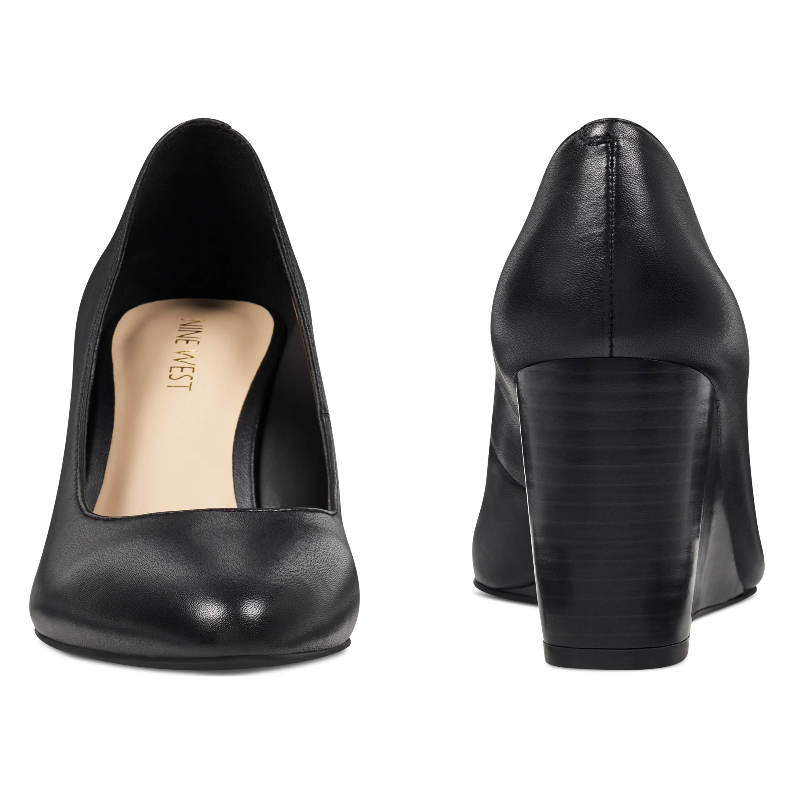 Jazzin Almond Toe Wedges