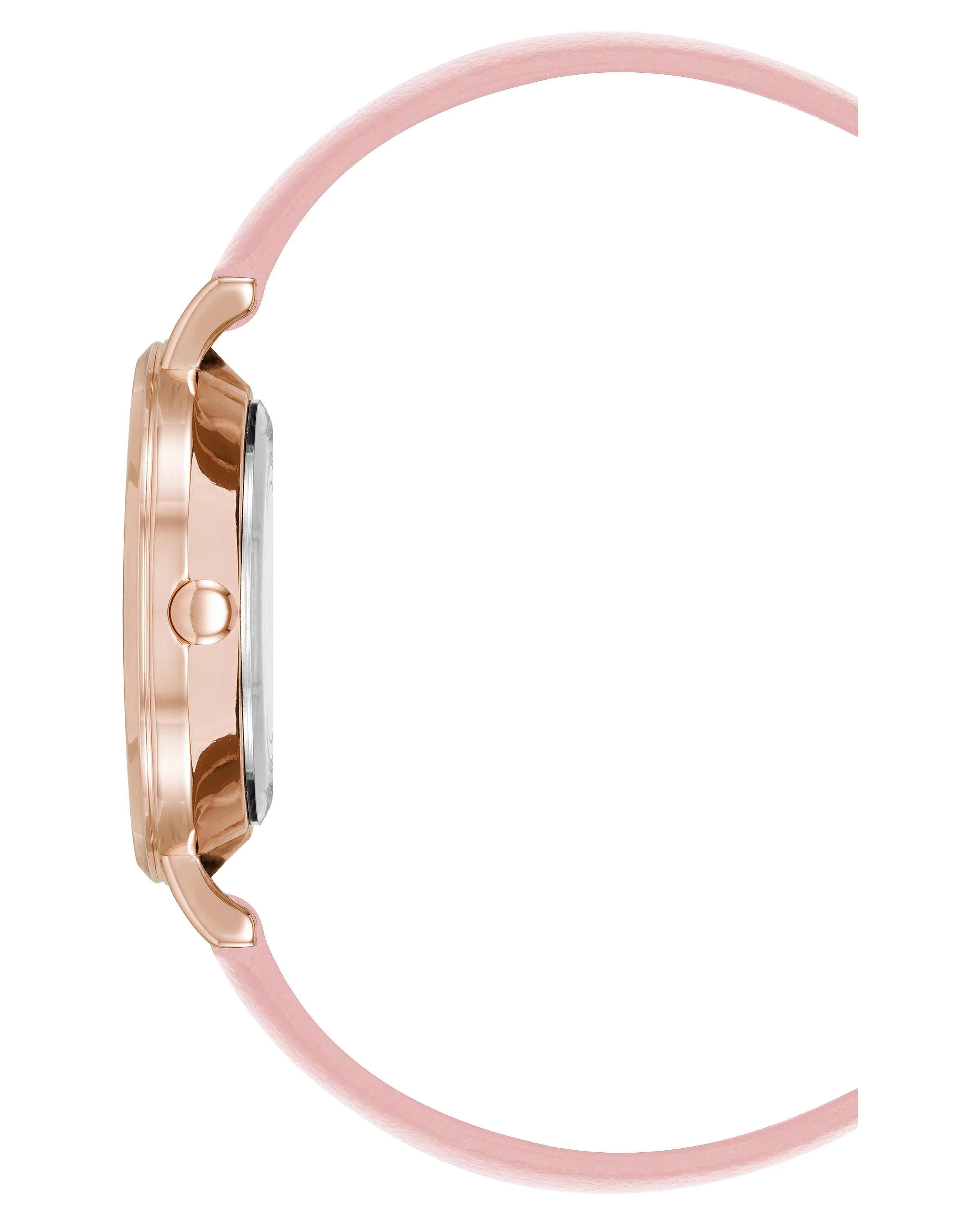 Floral Design Dial Strap Watch