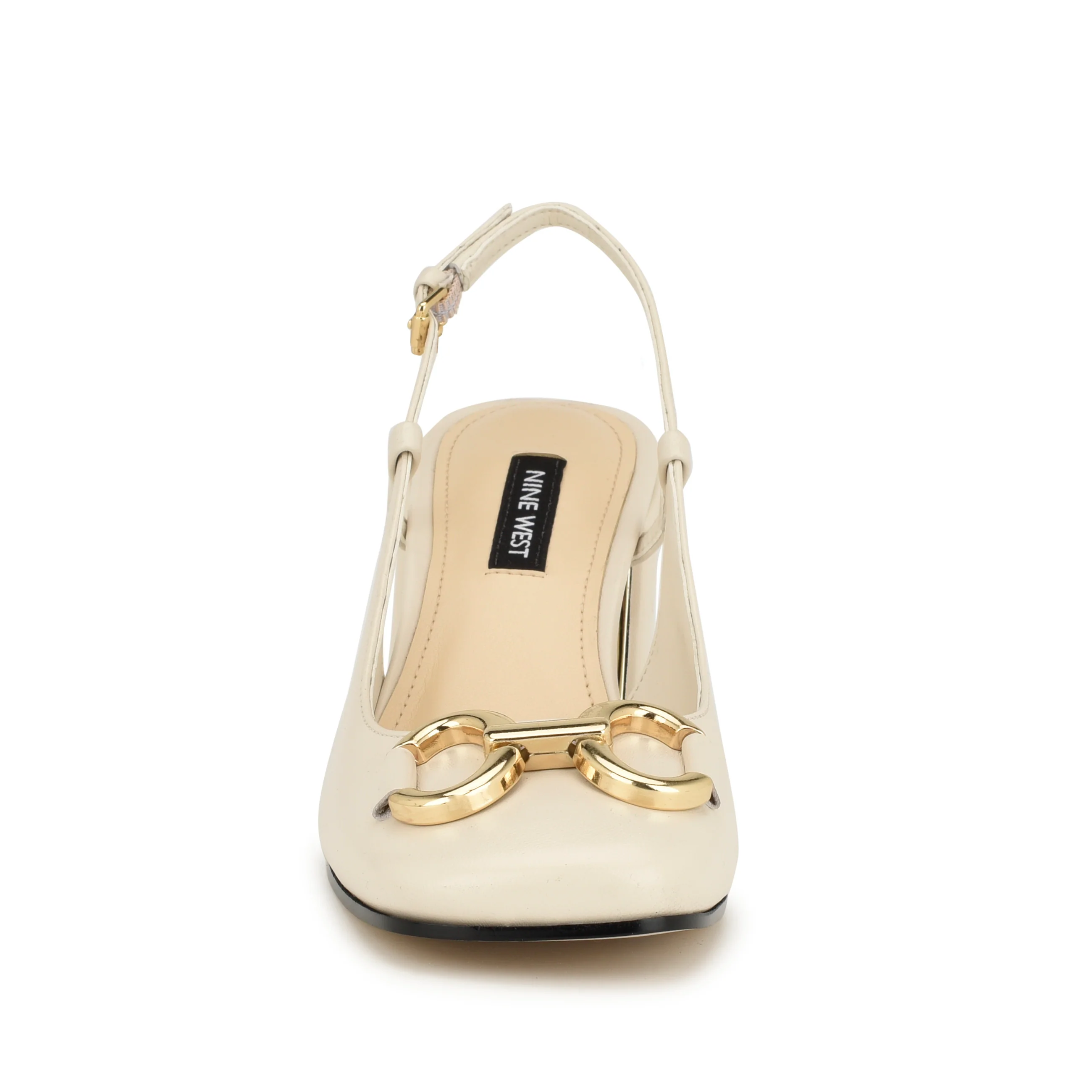 Cast Block Heel Slingback Pumps