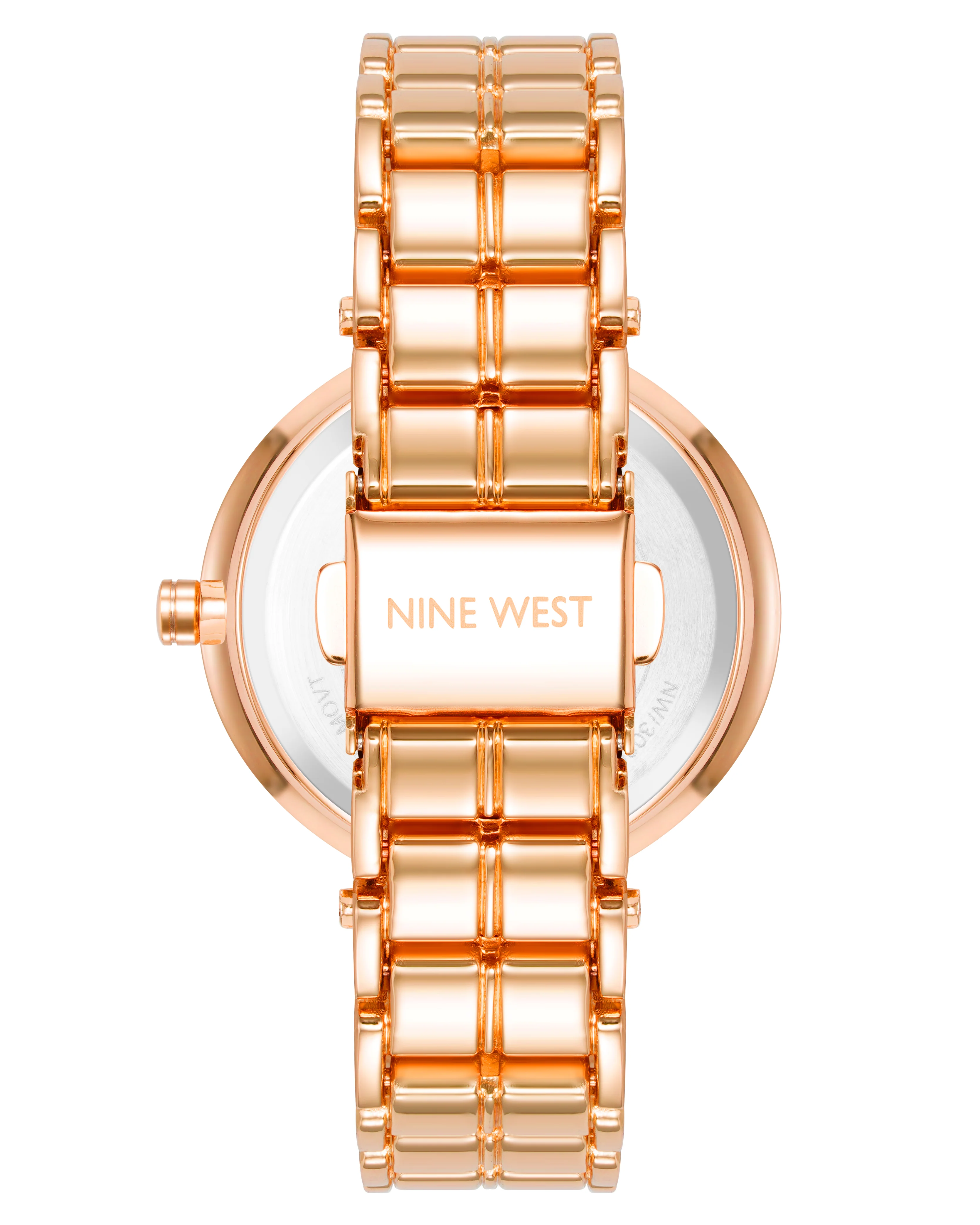 Genuine Crystal Accented Bracelet Watch