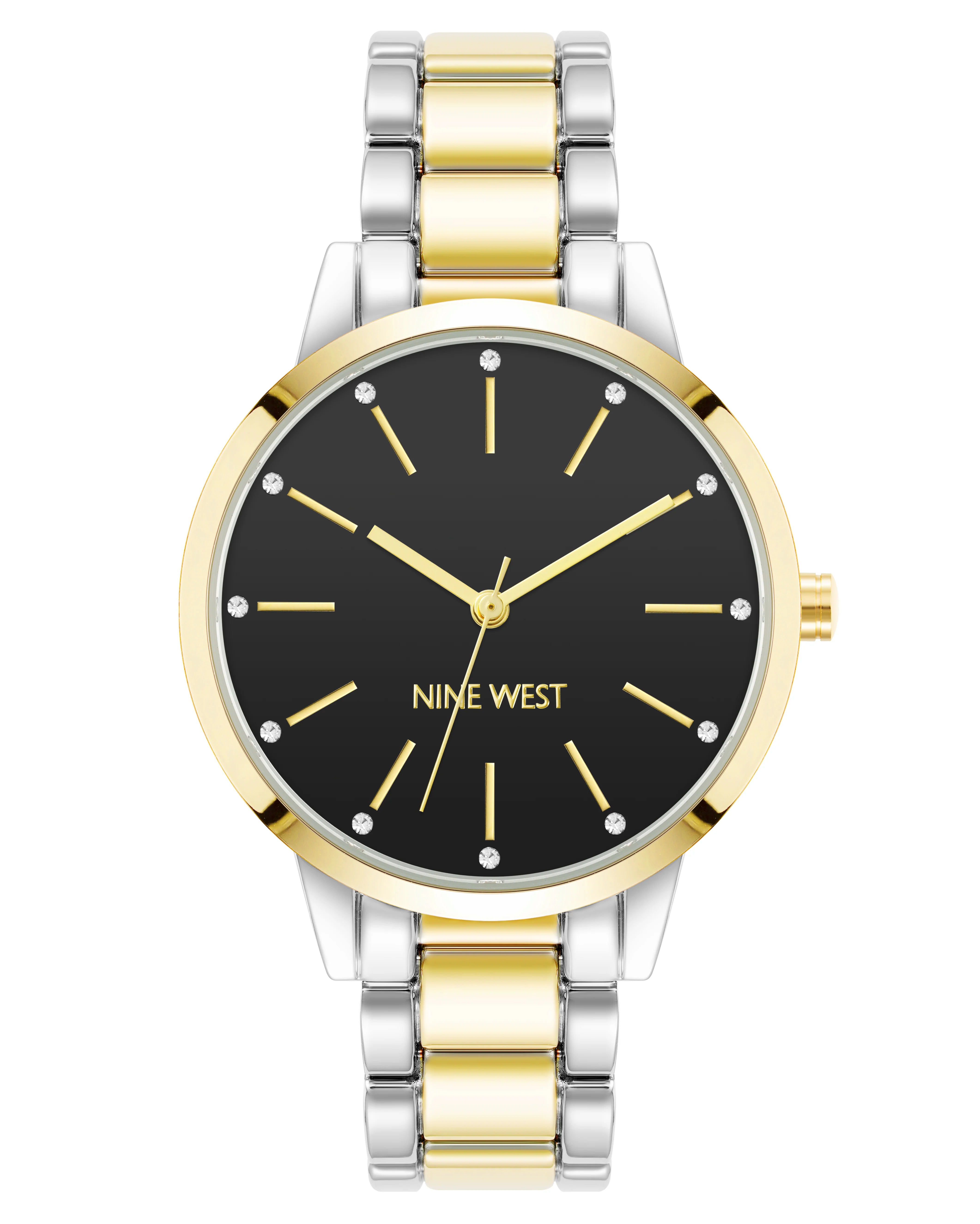 Crystal Accented Bracelet Watch