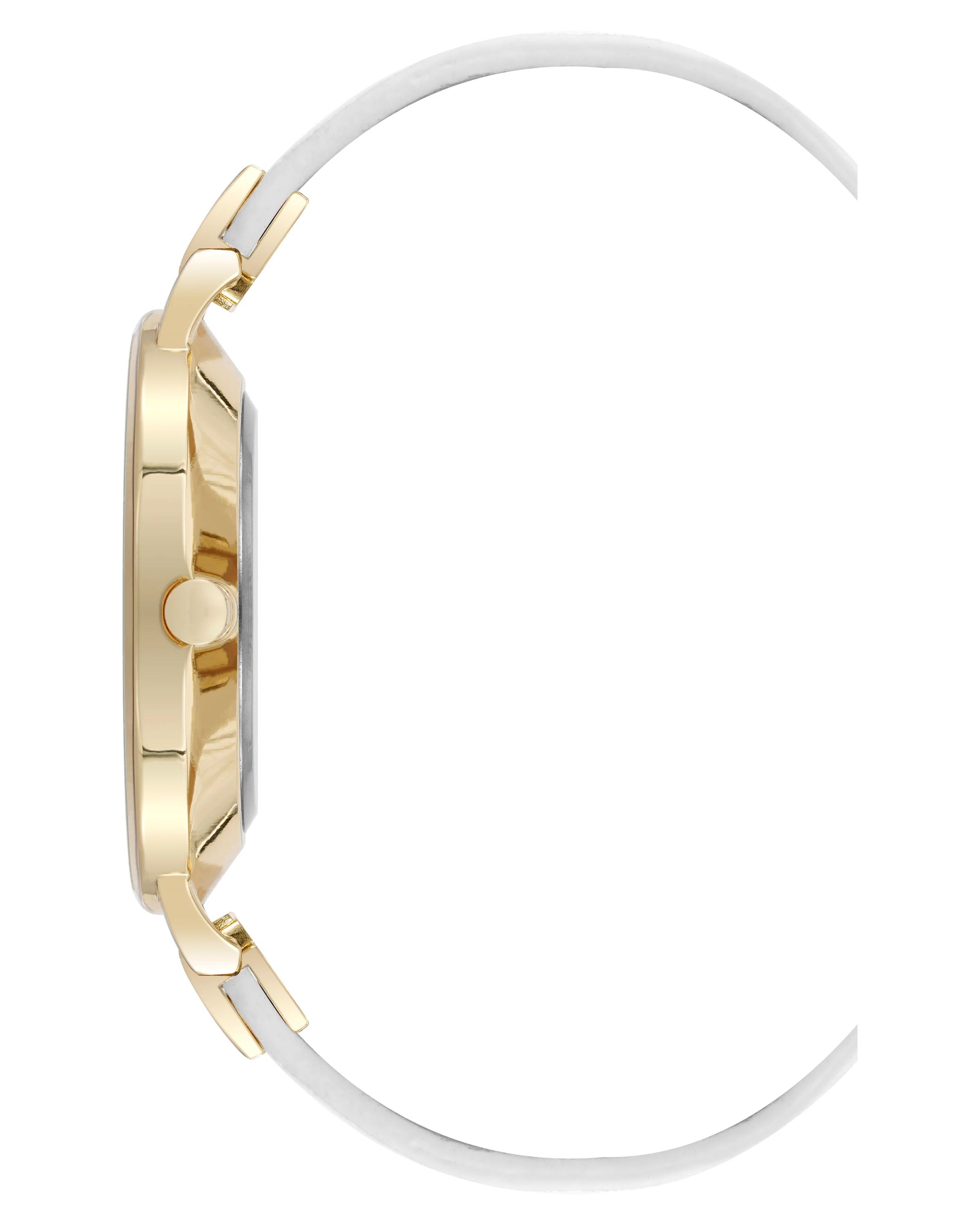 Floral Dial Strap Watch