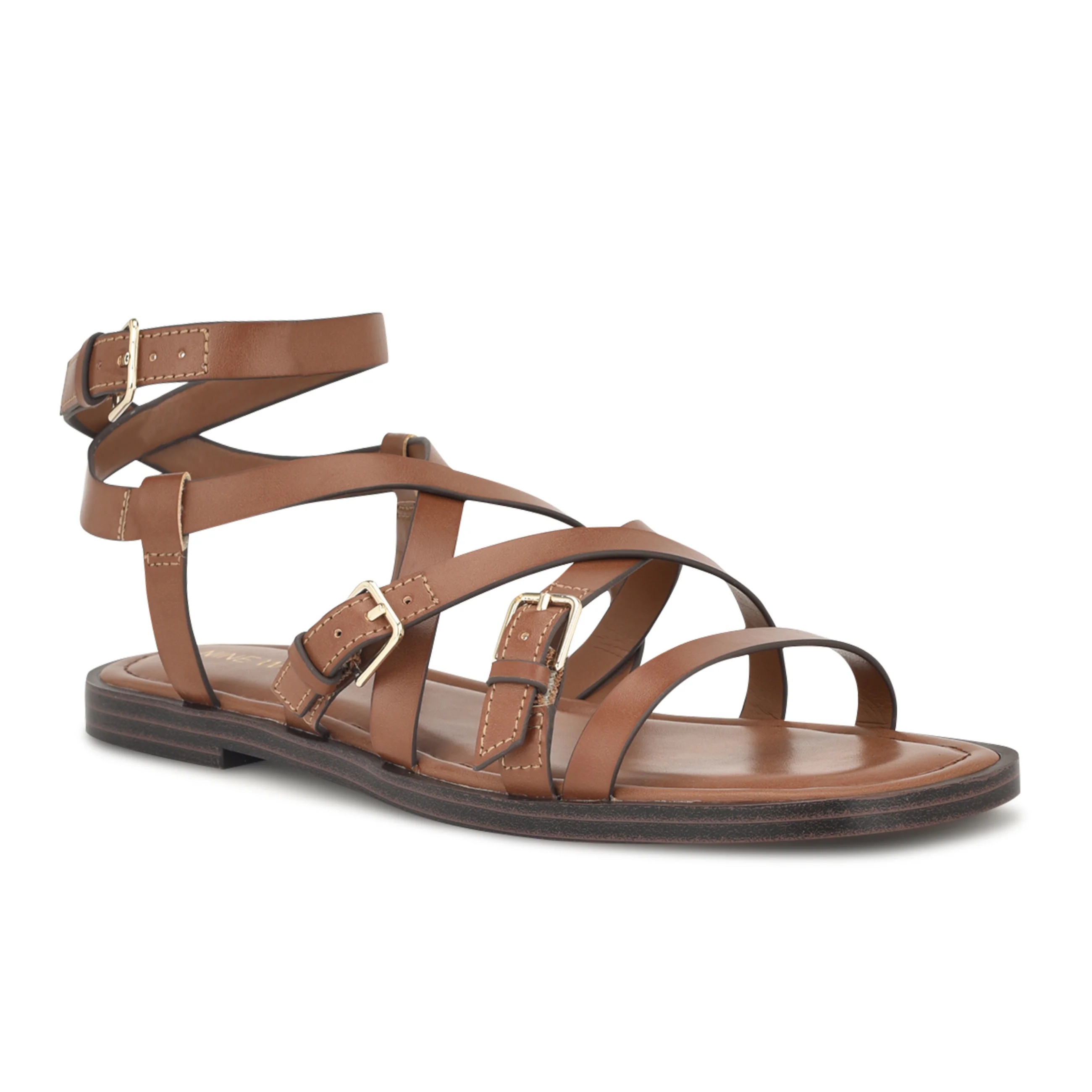 Rulen Flat Strappy Sandals