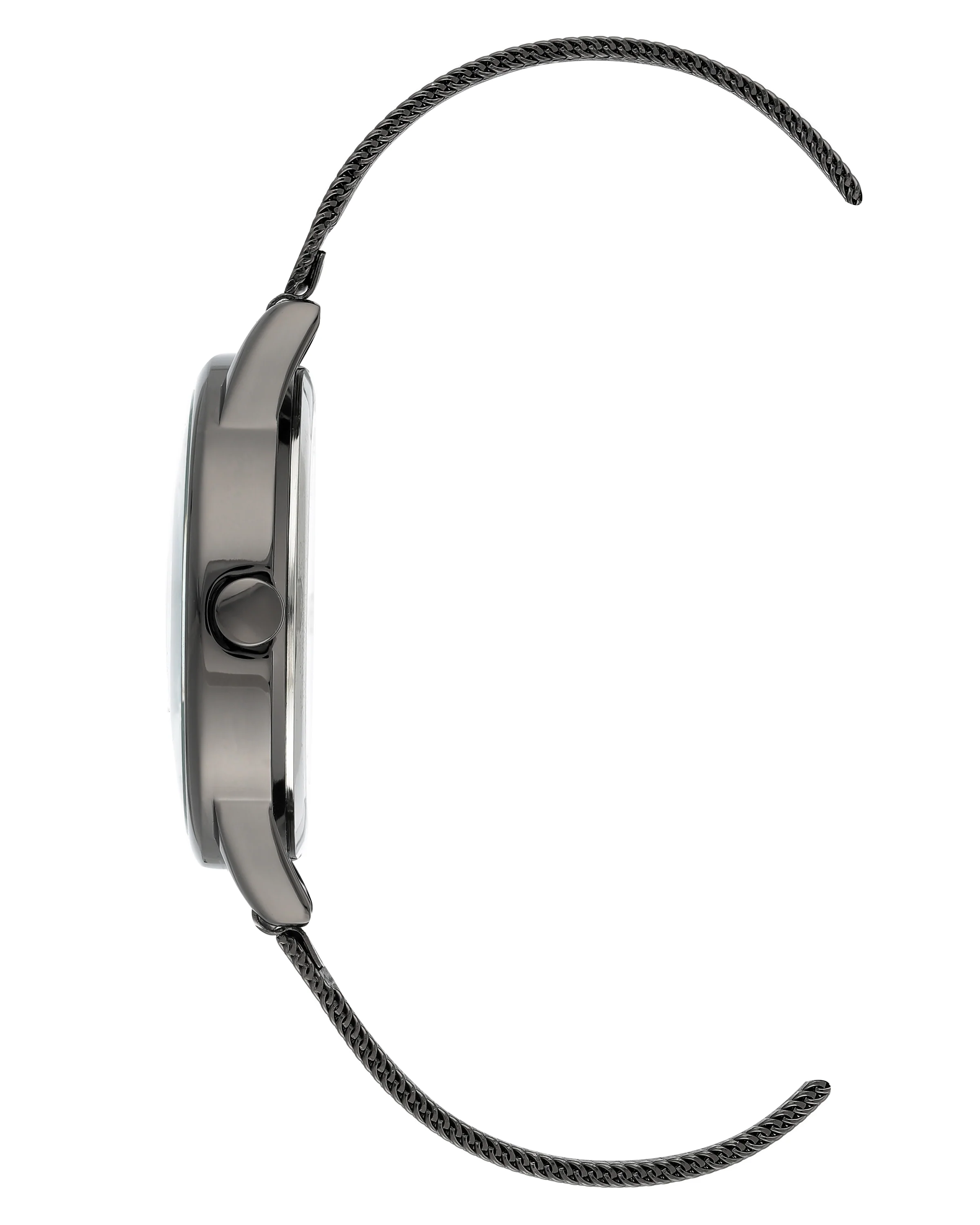 Floral Dial Mesh Bracelet Watch