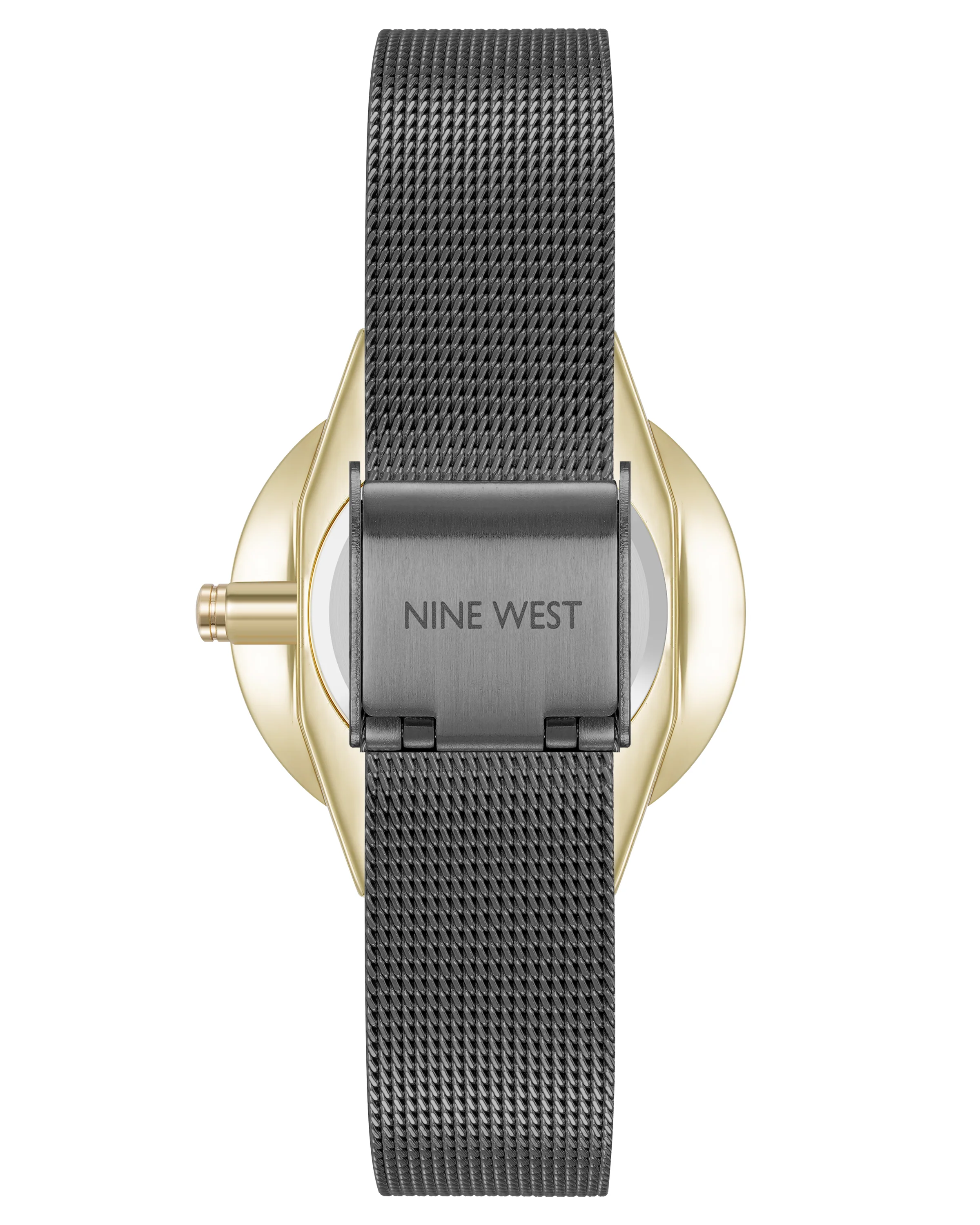 Round Case Mesh Bracelet Watch