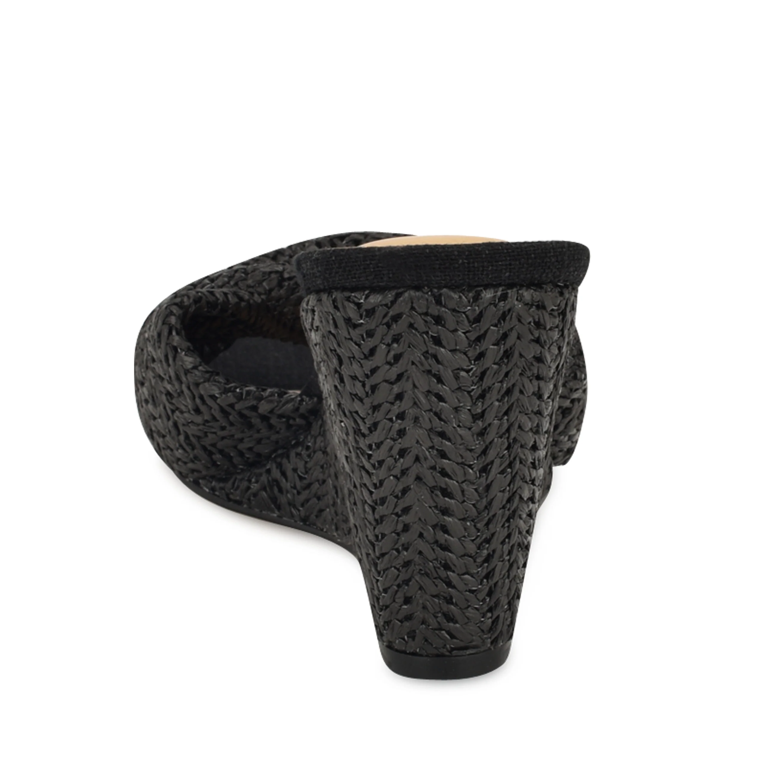 Nikhil Twist Wedge Sandals