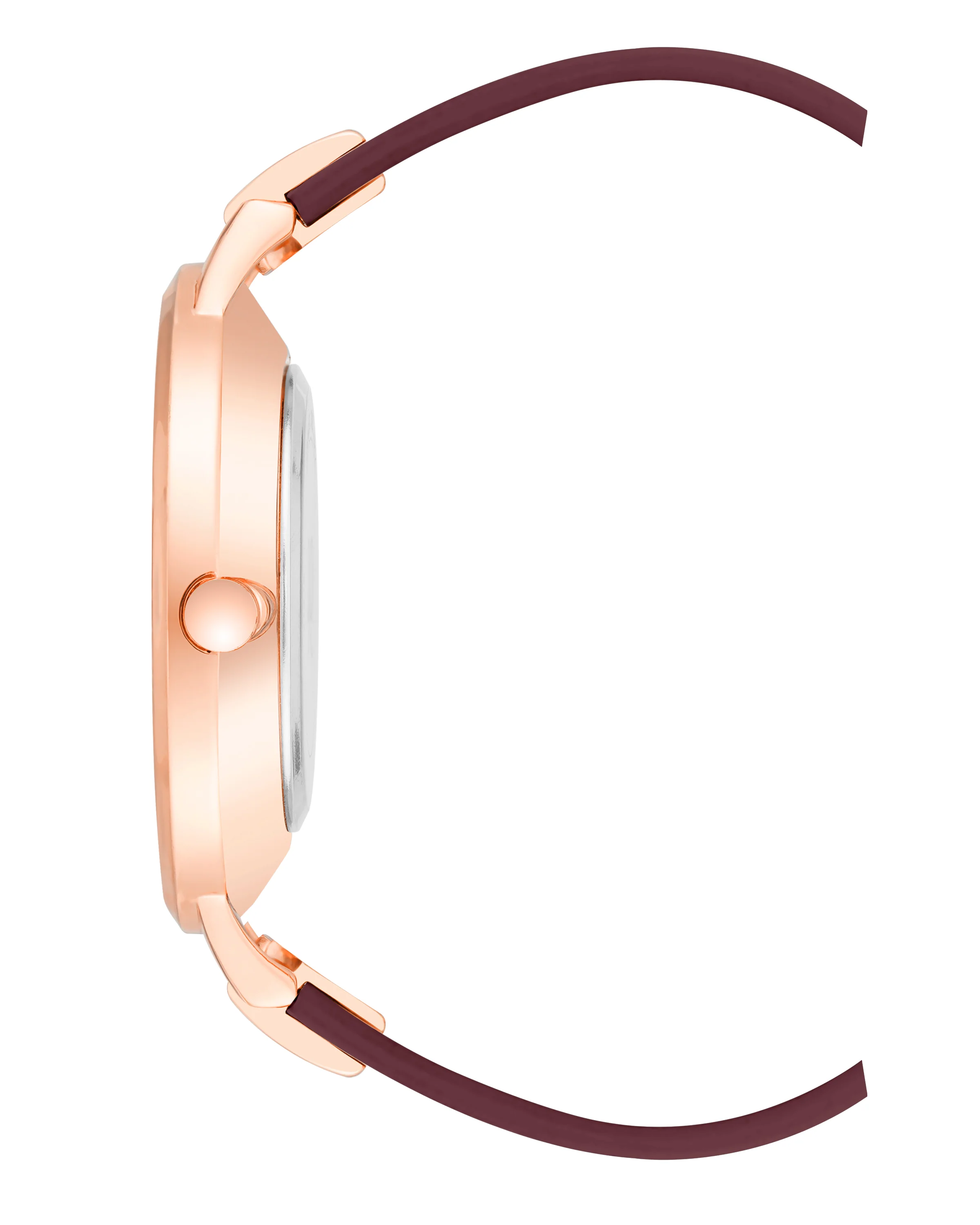Floral Dial Strap Watch