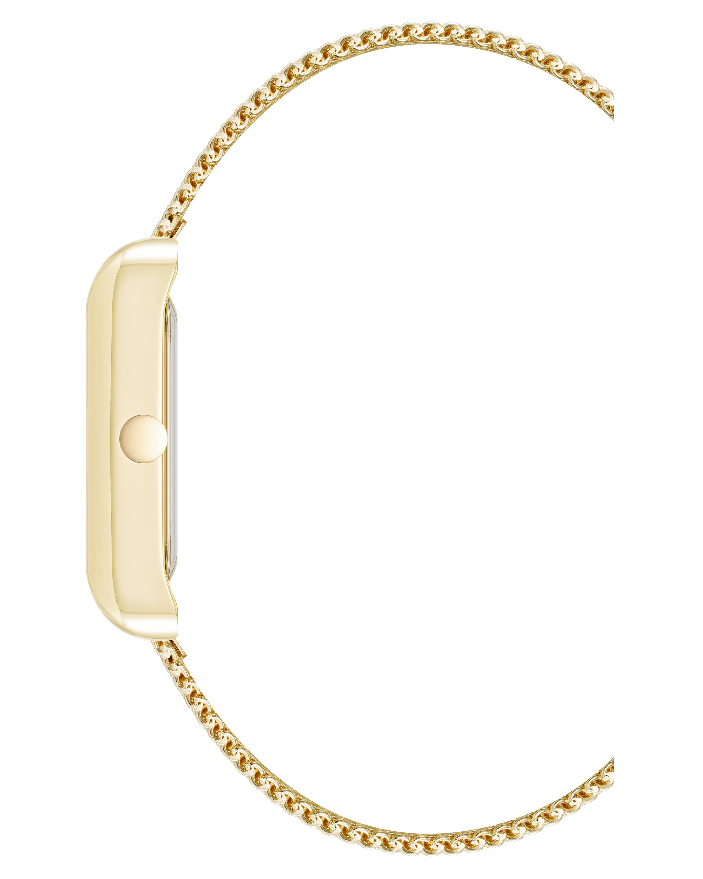 Rectangular Case Mesh Bracelet Watch