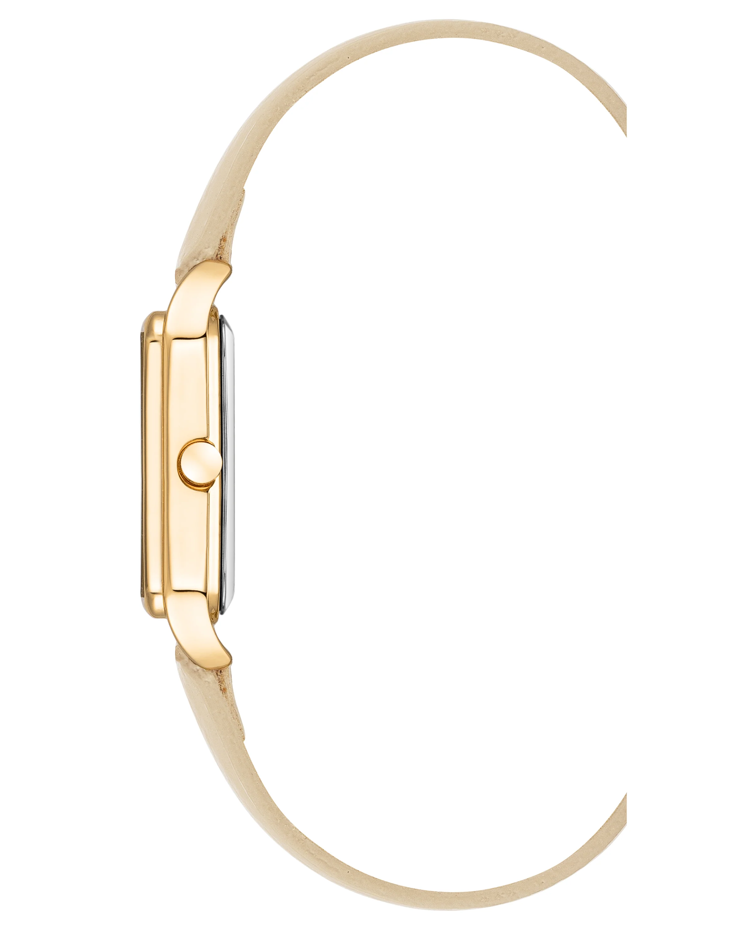 Rectangular Case Strap Watch