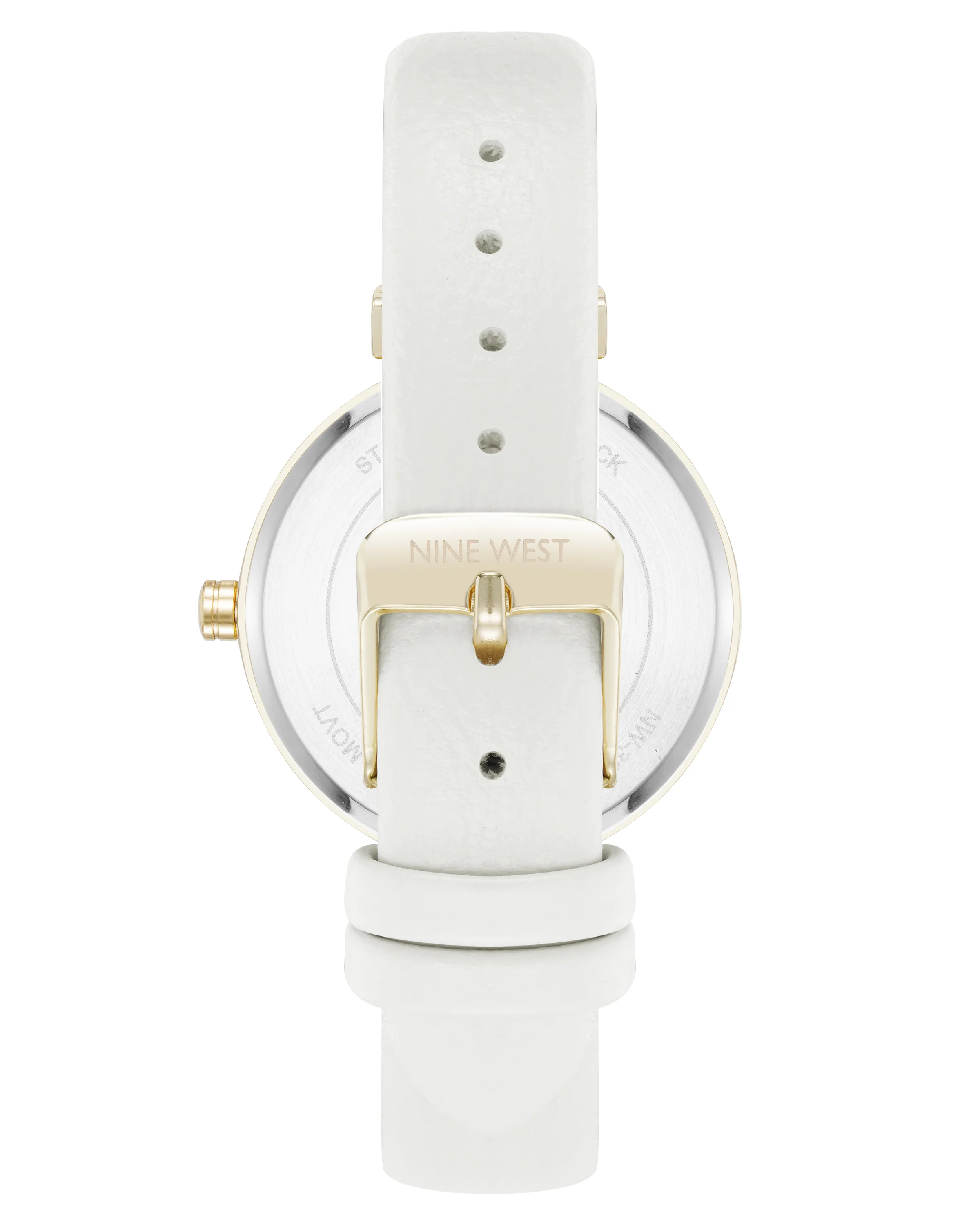 Pink Floral Dial Strap Watch