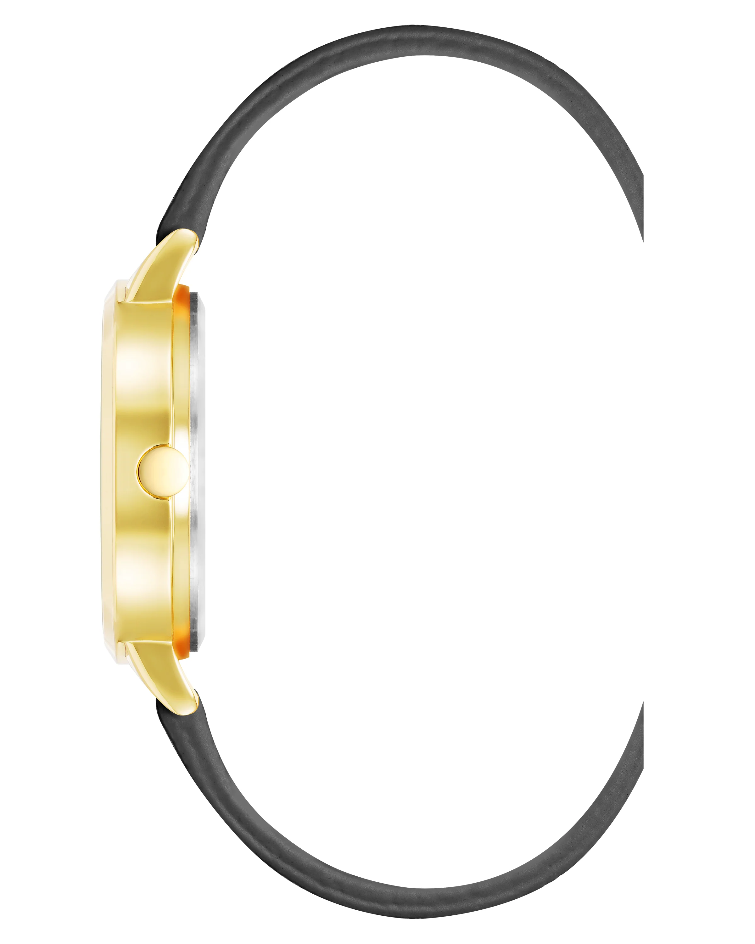 Floral Dial Saffiano Strap Watch