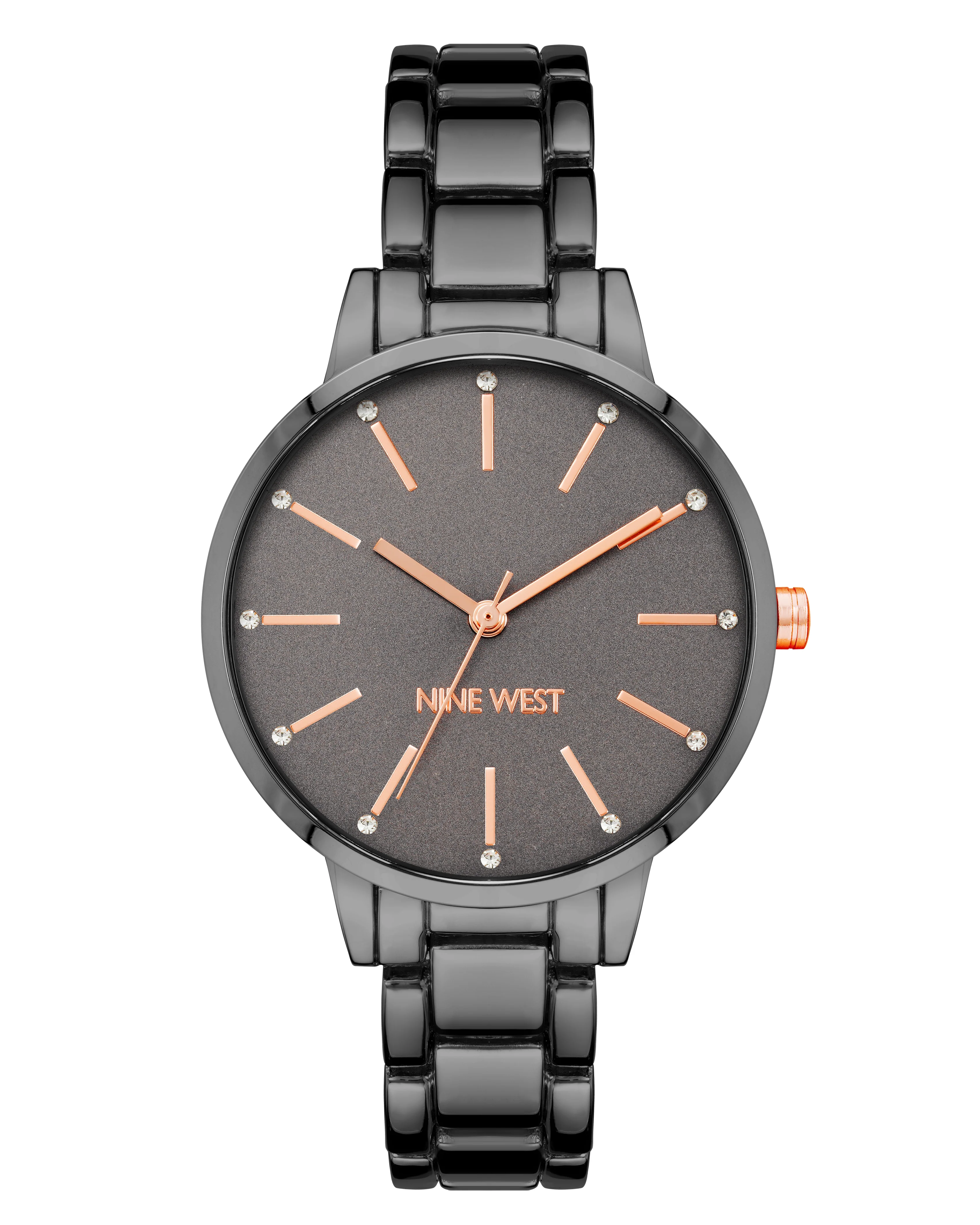 Crystal Accented Bracelet Watch