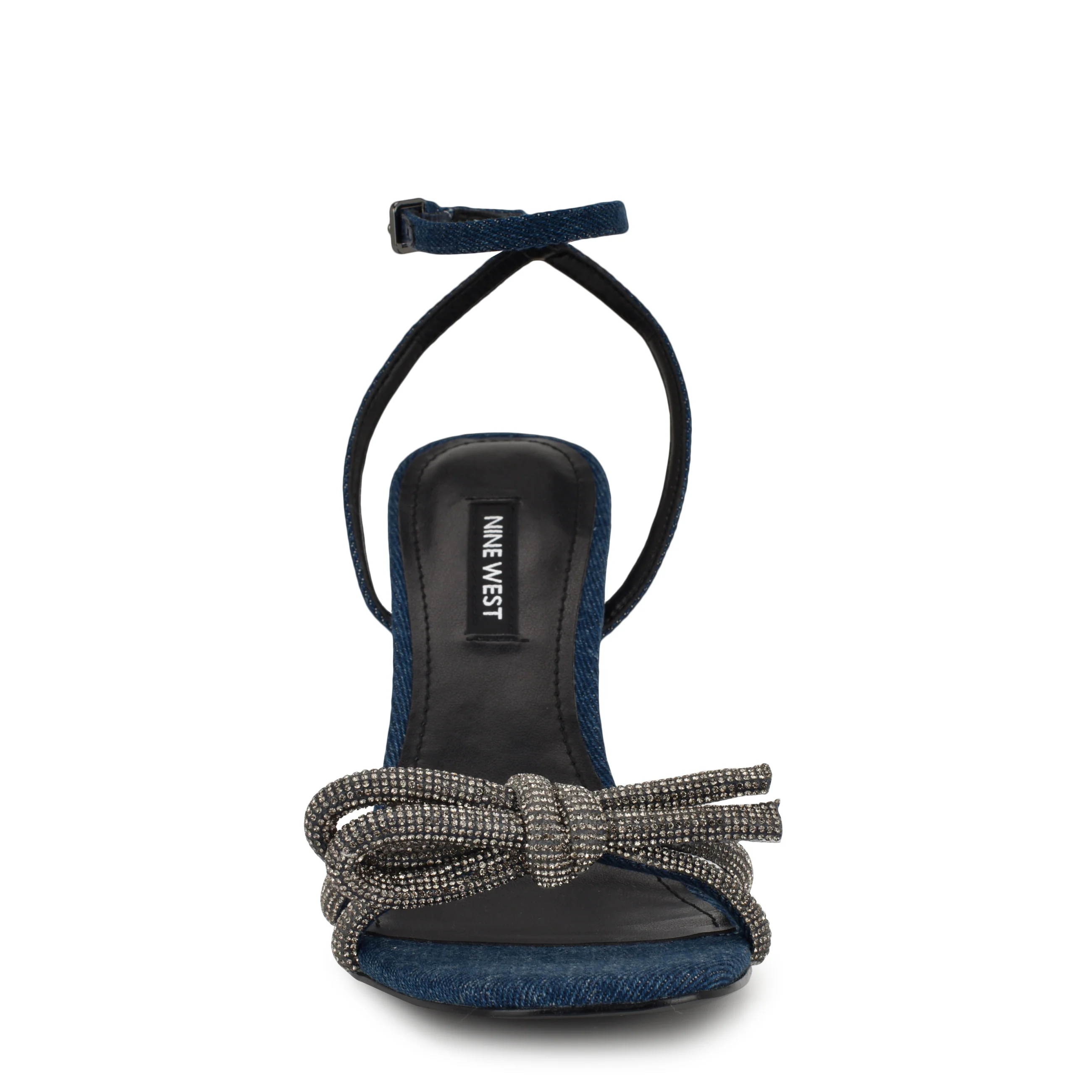 Ivid Rhinestone Bow Sandals