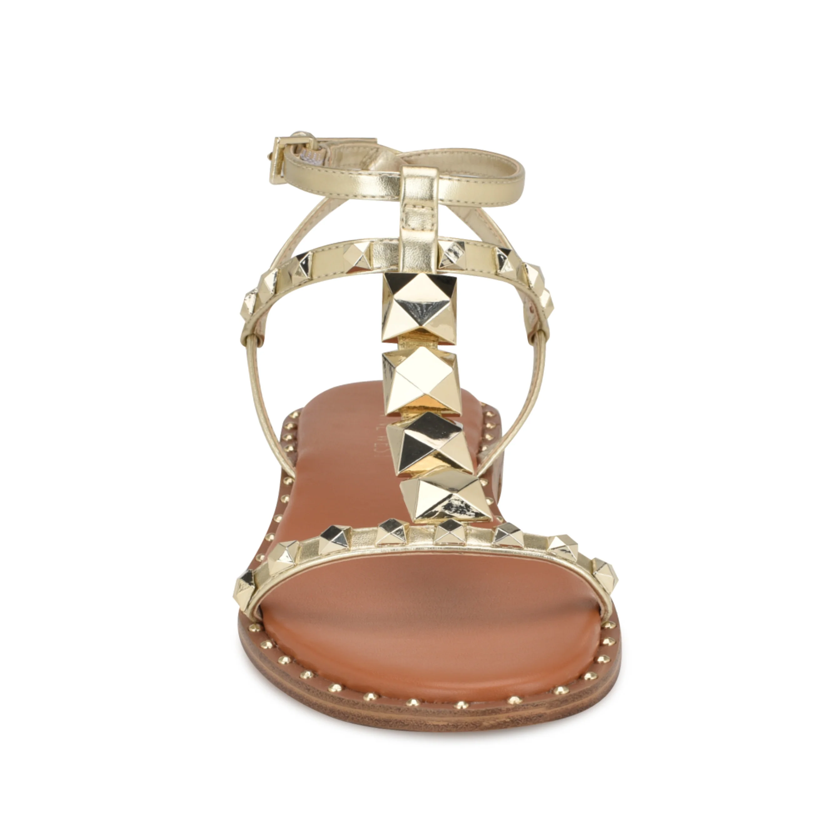 Marcila Studded Ankle Strap Sandals