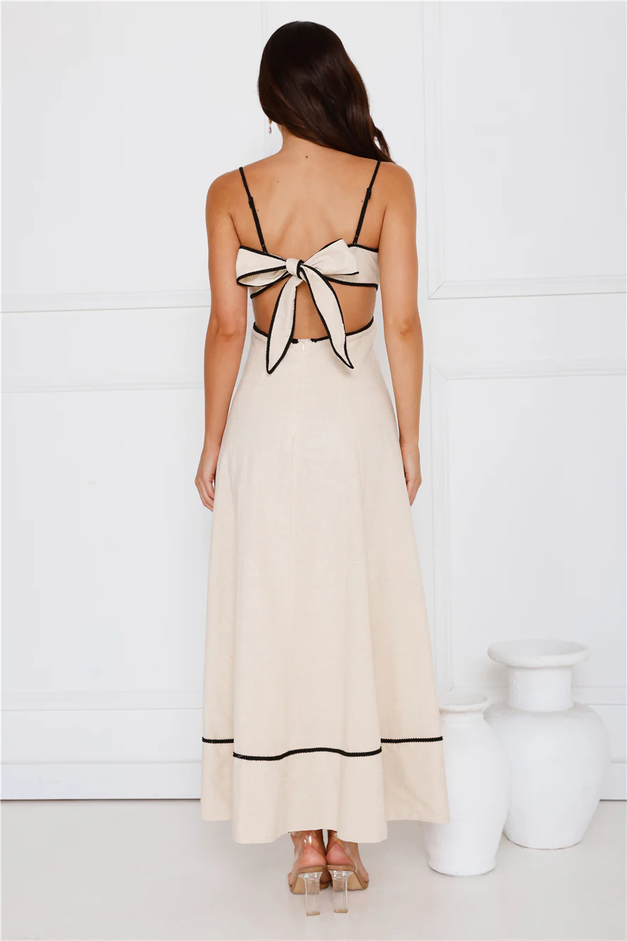 Island Dreamer Maxi Dress Cream