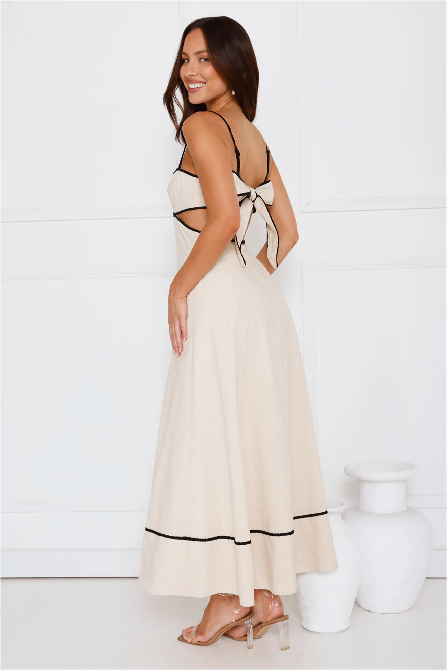 Island Dreamer Maxi Dress Cream