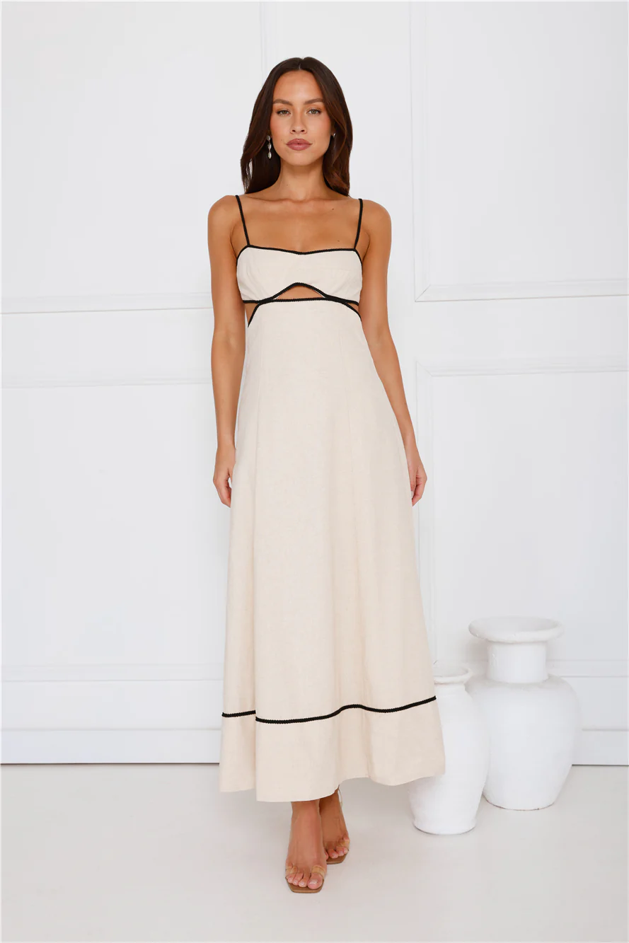 Island Dreamer Maxi Dress Cream
