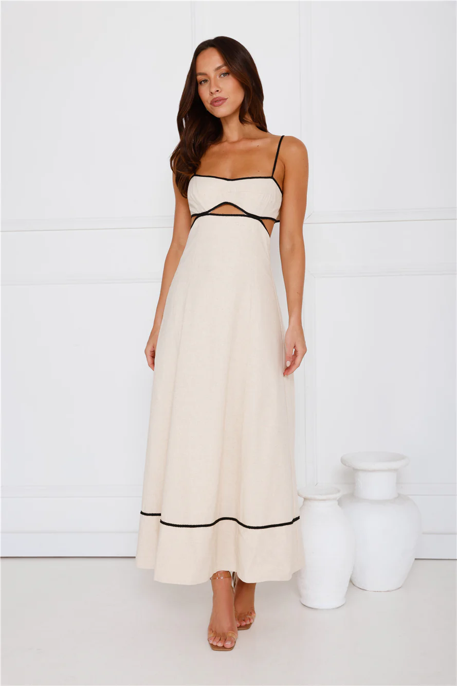 Island Dreamer Maxi Dress Cream
