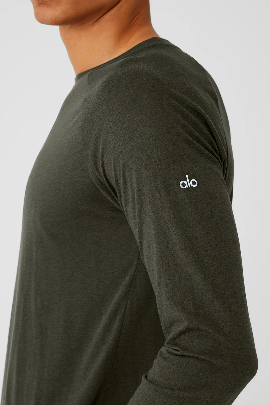 Triumph Long Sleeve Tee - Stealth Green