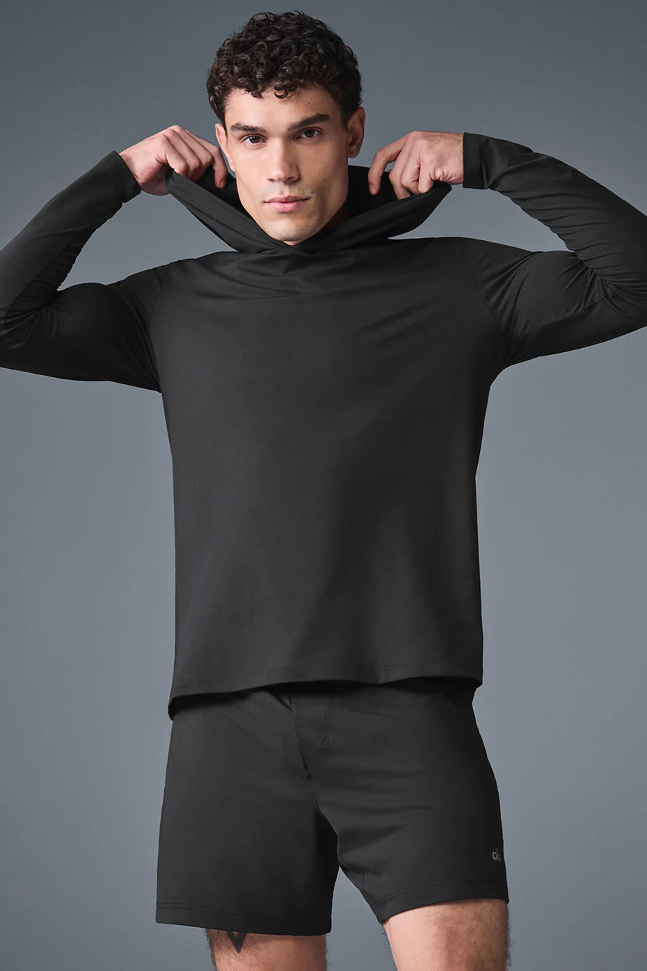 Conquer Reform Long Sleeve With Hood - Black
