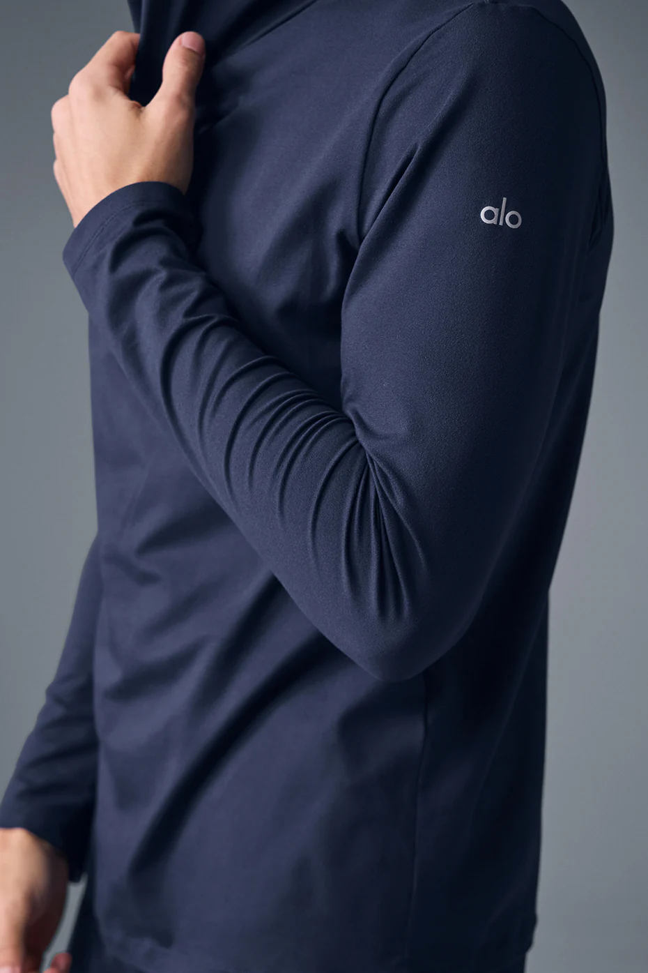 Conquer Reform Long Sleeve With Hood - Navy