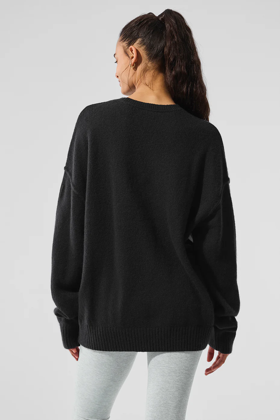 New Class Cashmere Crewneck Sweater - Black
