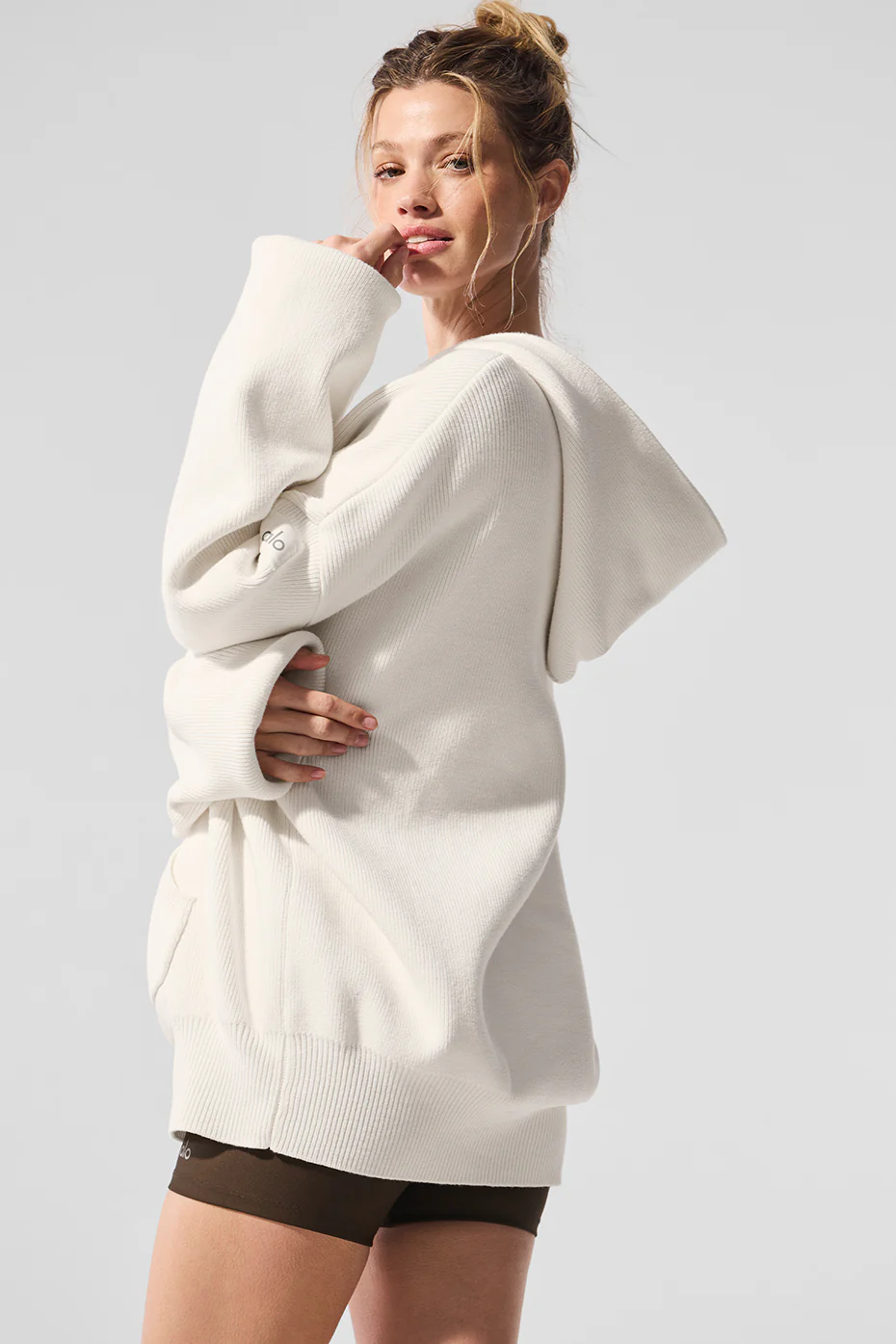 Scholar Hooded Sweater - Ivory