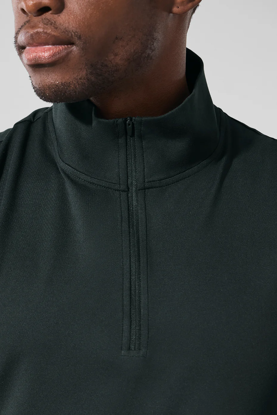 Conquer 1/4 Zip Reform Long Sleeve - Charcoal Green