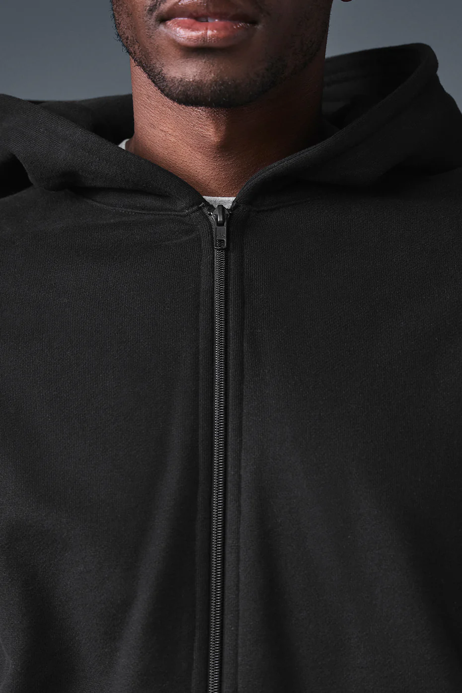 Renown Heavy Weight Full Zip Hoodie - Black