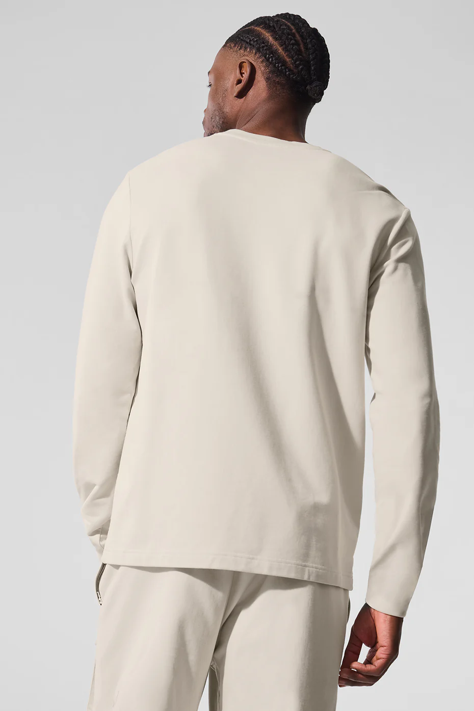 Double Take Long Sleeve Crew - Bone
