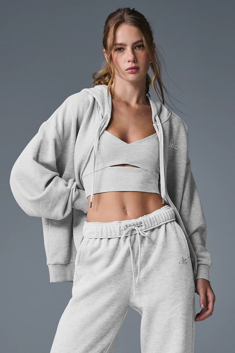 Accolade Full Zip Hoodie - Athletic Heather Grey