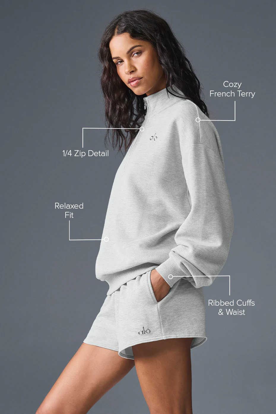 Accolade 1/4 Zip Pullover - Athletic Heather Grey