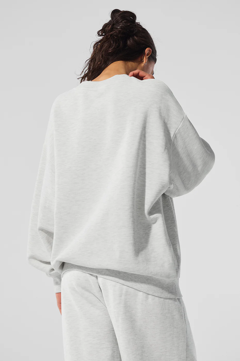Accolade Crew Neck Pullover - White Heather