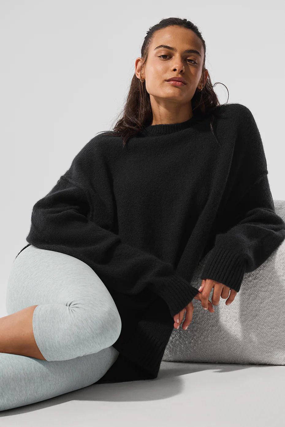 New Class Cashmere Crewneck Sweater - Black