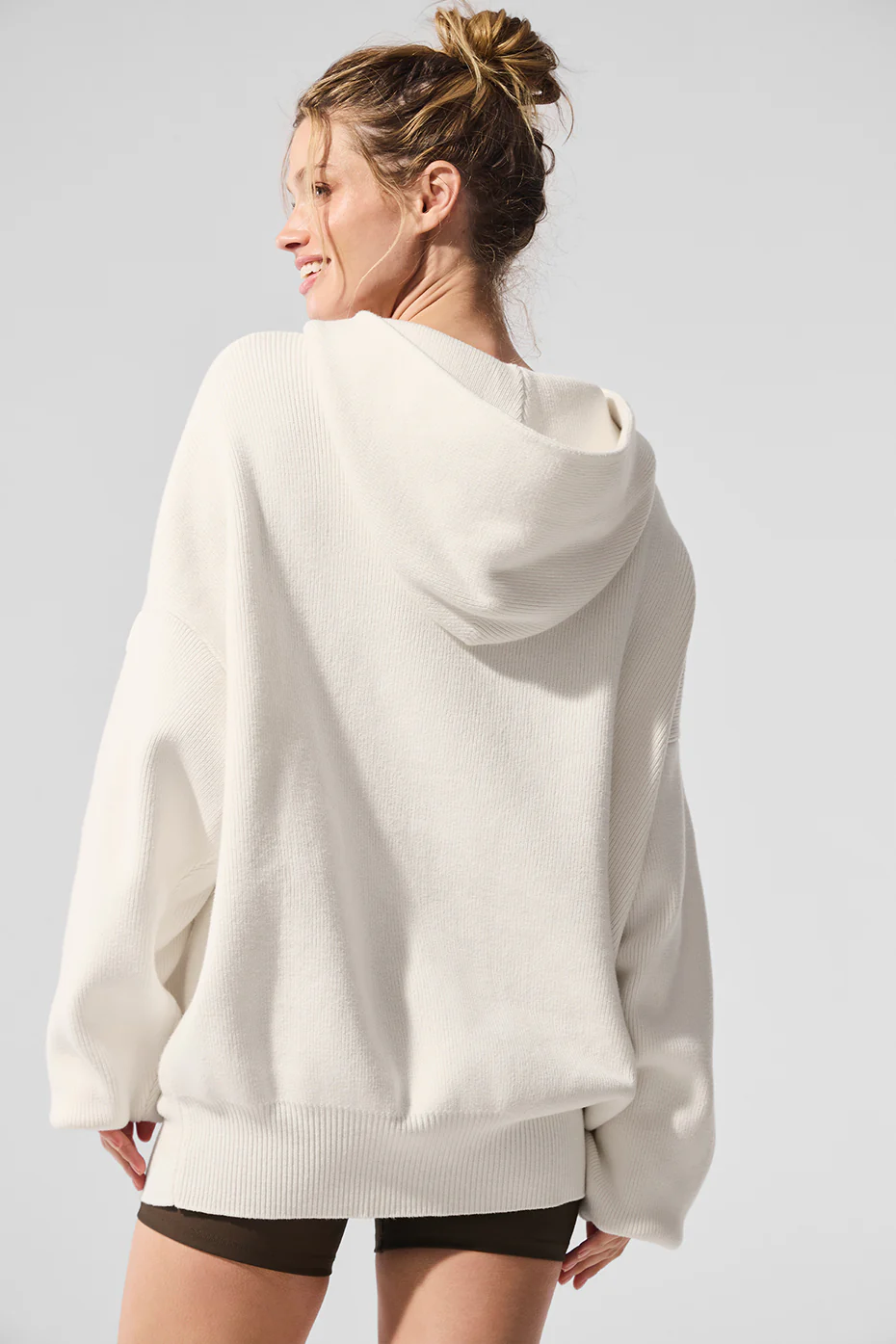 Scholar Hooded Sweater - Ivory