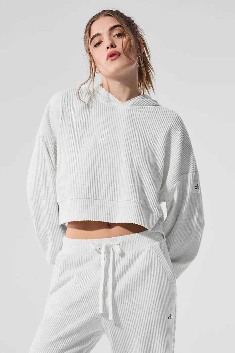 Muse Hoodie - White Heather