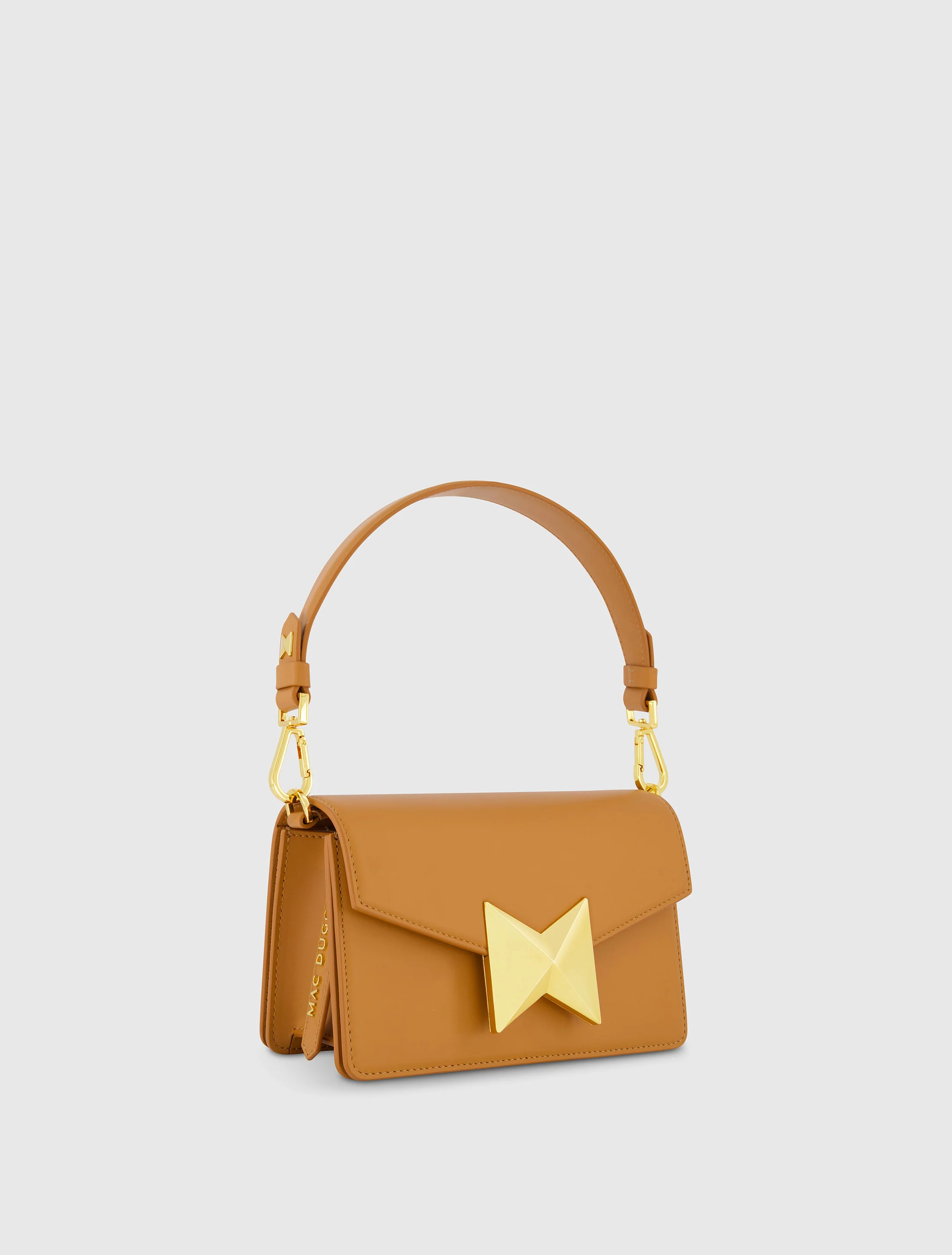 Mini Leather Shoulder Handbag With Gold Hardware - FINAL SALE
