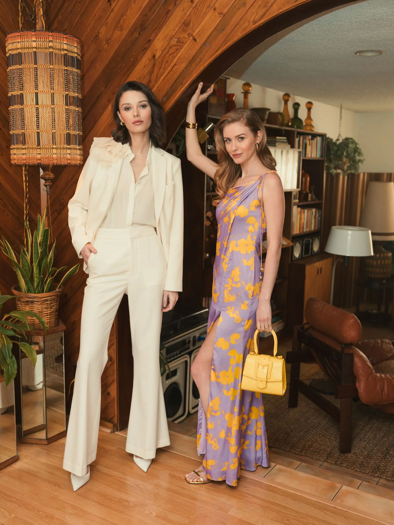 Ivory Classic Crepe Flared Trouser Pant - FINAL SALE