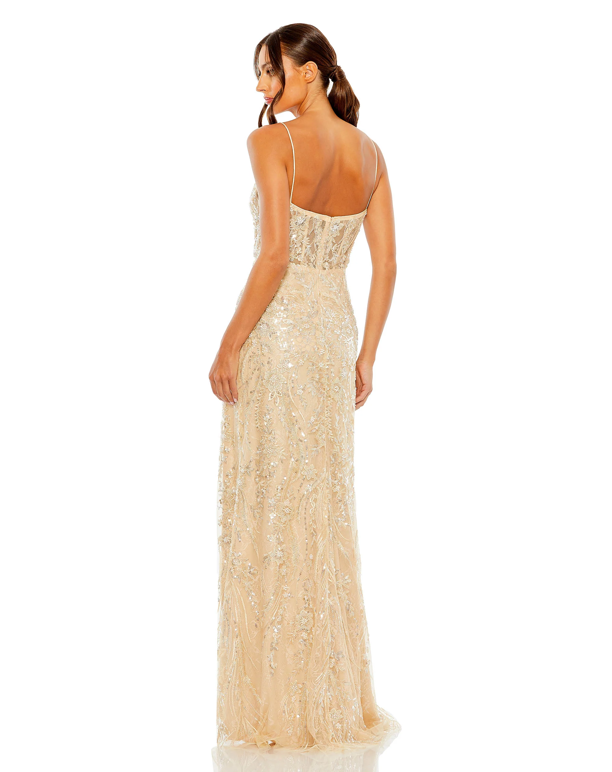 Sweetheart Sleeveless Embellished Gown | Sample | Sz. 2