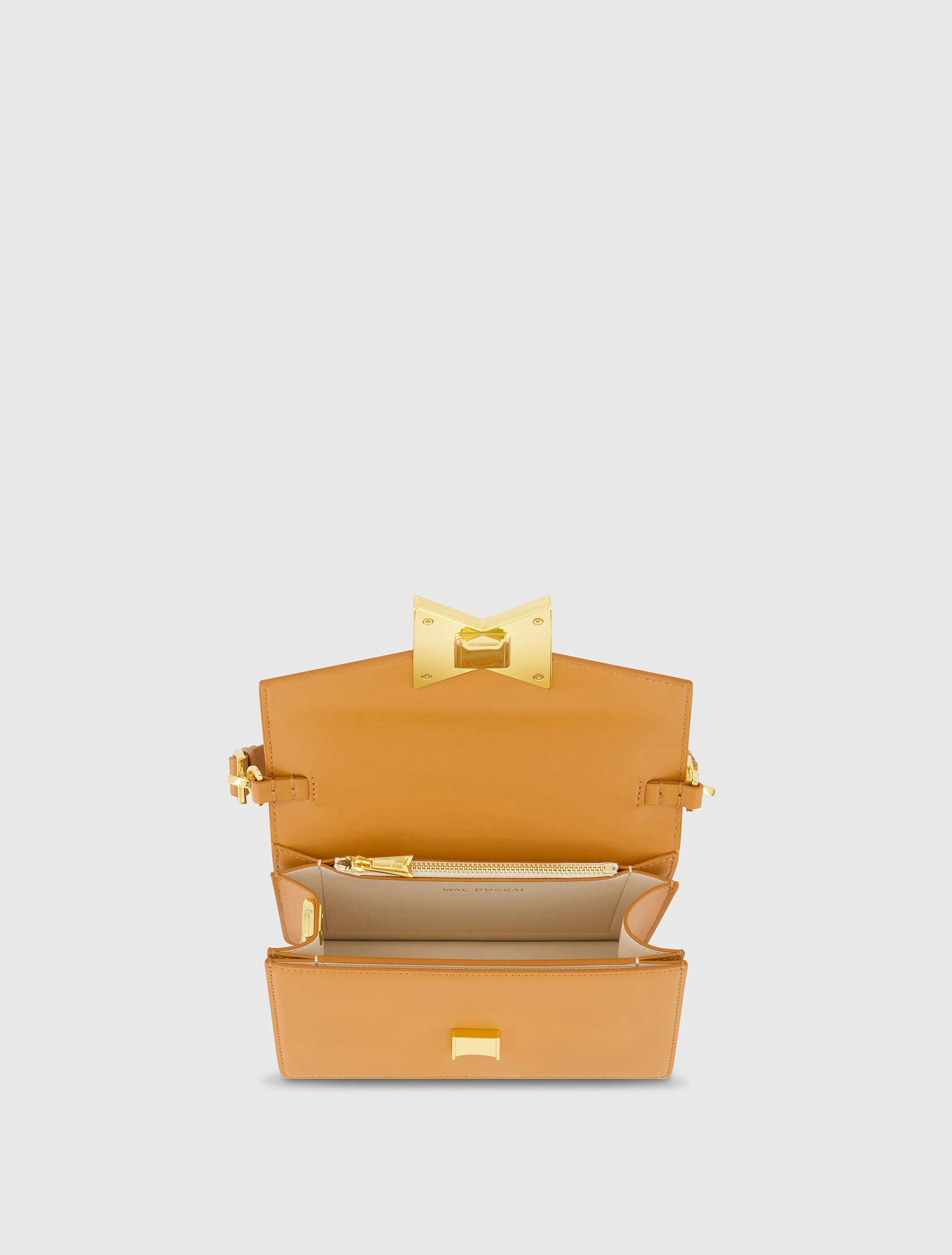 Mini Leather Shoulder Handbag With Gold Hardware - FINAL SALE