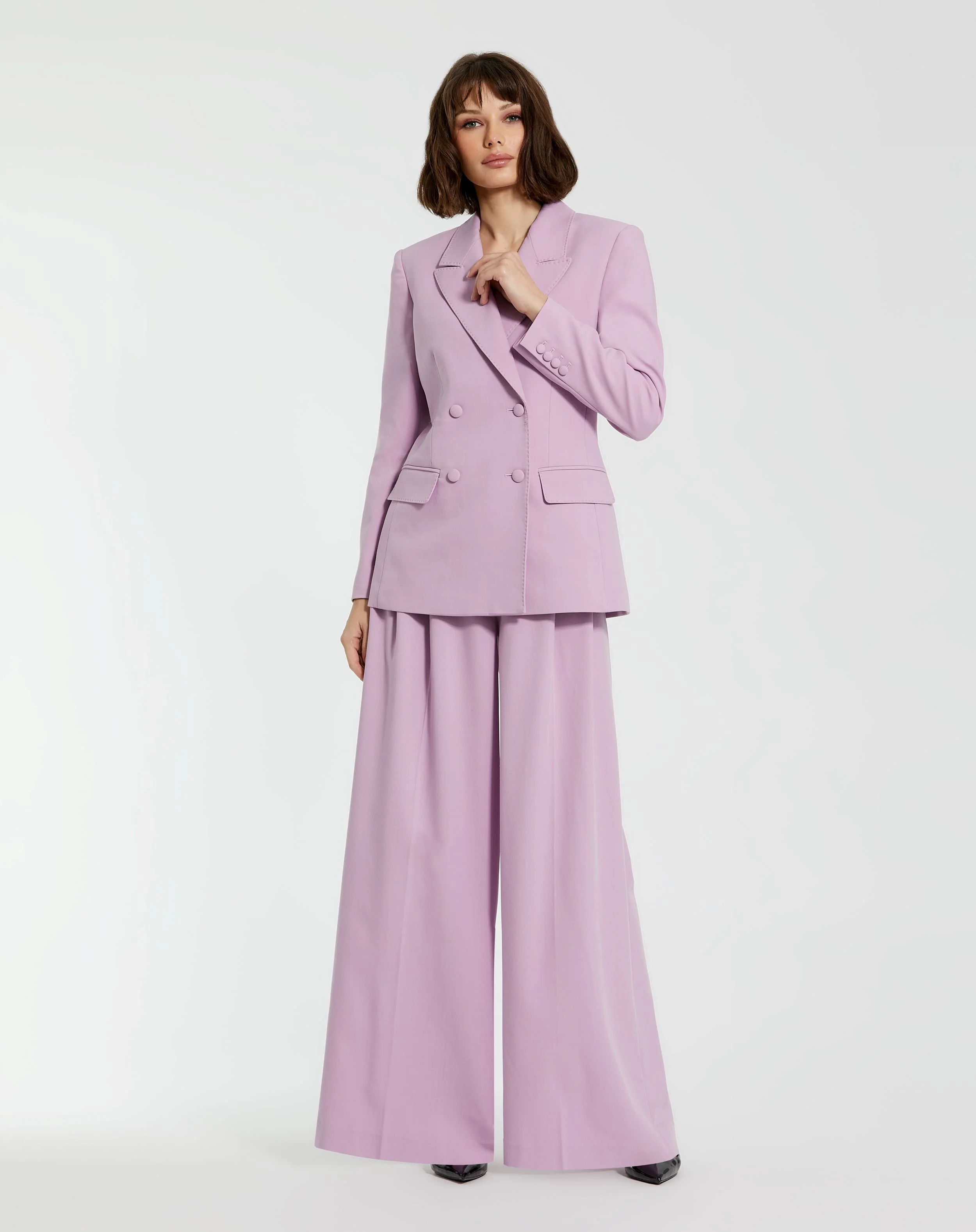 Classic Crepe Double Breasted Blazer - FINAL SALE