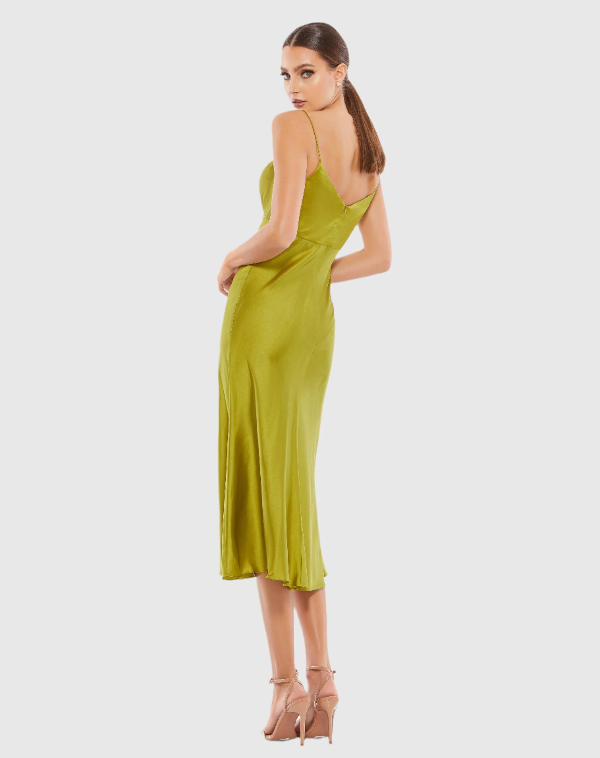 Spaghetti Strap Charmeuse Slip Dress - FINAL SALE