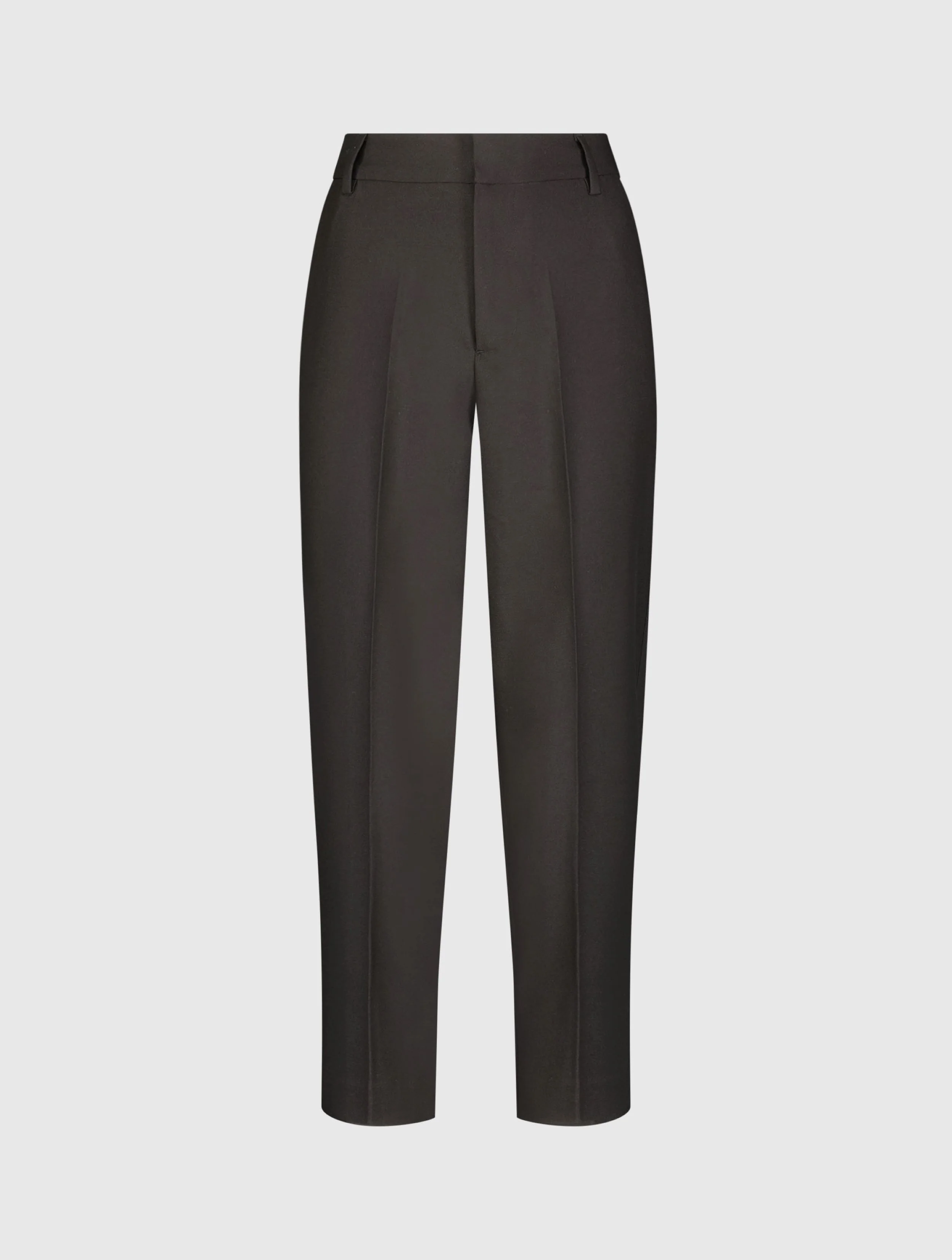 Black Classic Crepe Fitted Capri Trouser - FINAL SALE