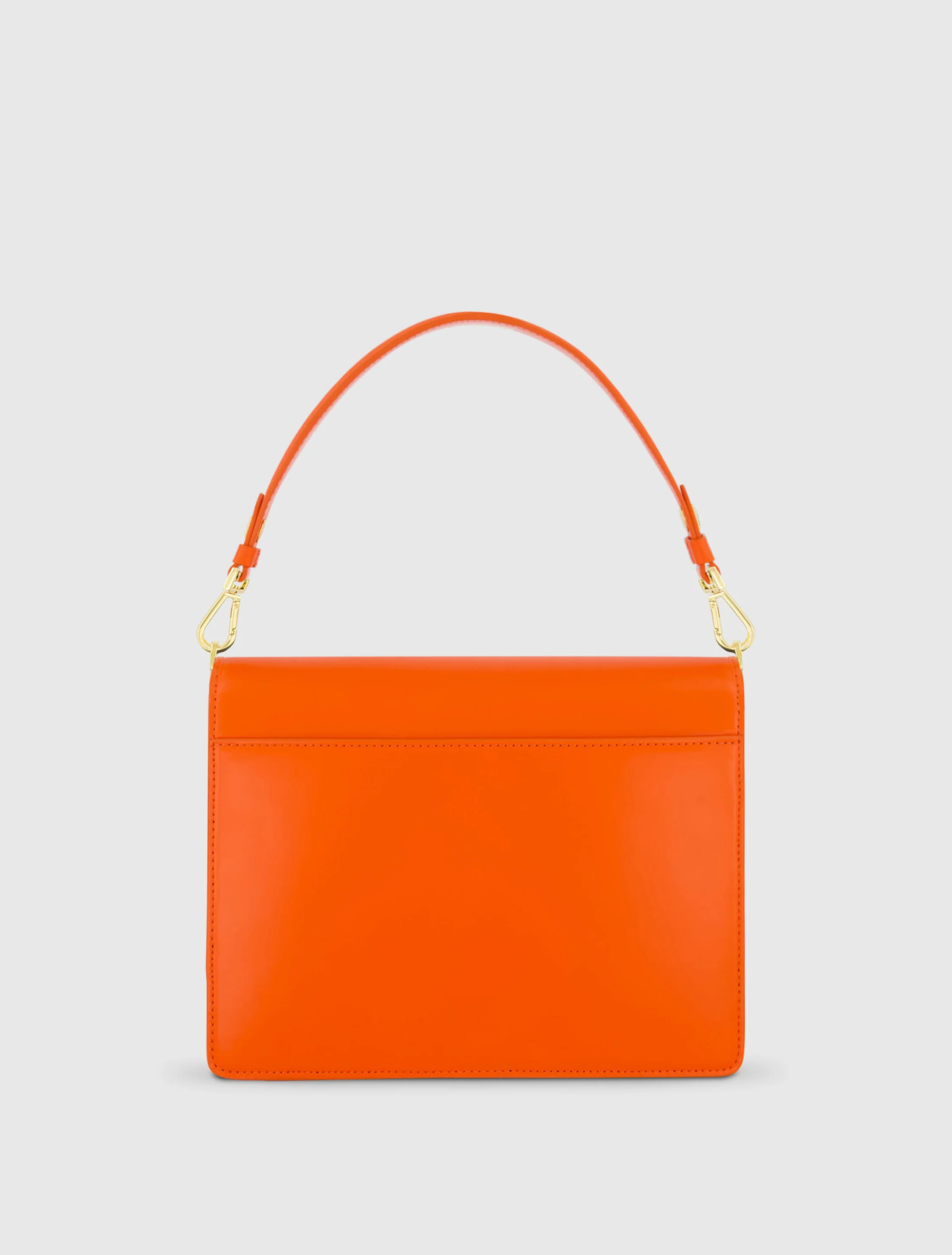 Classic Sunset Leather Medium Shoulder Bag with Detachable Strap